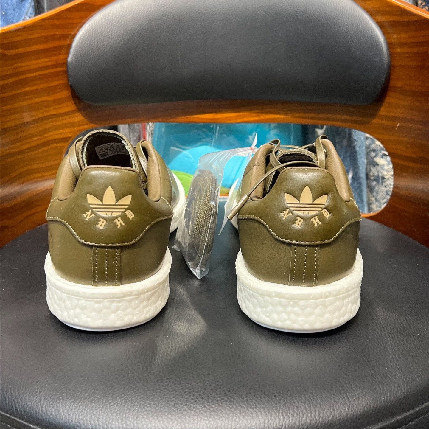 Neighborhood Neighborhood Collab Green Lowtop Sneakers 44.5 Men Size US 11 / EU 44 - 3 Thumbnail