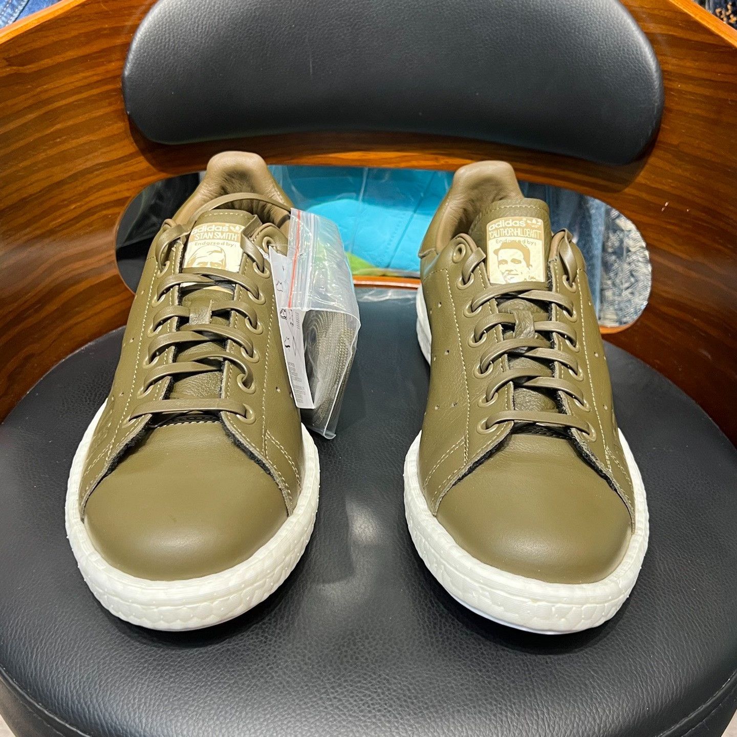Neighborhood Neighborhood Collab Green Lowtop Sneakers 44.5 Men Size US 11 / EU 44 - 2 Thumbnail