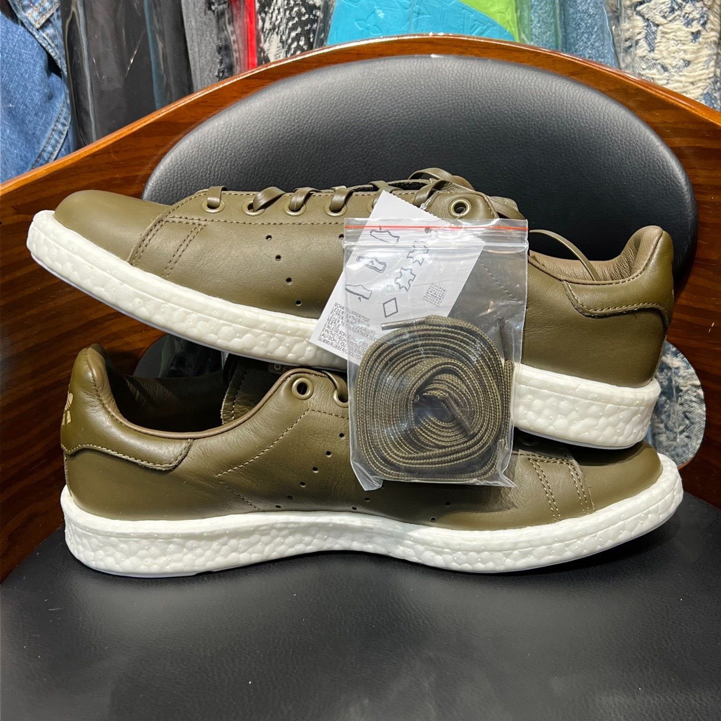 Neighborhood Neighborhood Collab Green Lowtop Sneakers 44.5 Men Size US 11 / EU 44 - 7 Thumbnail