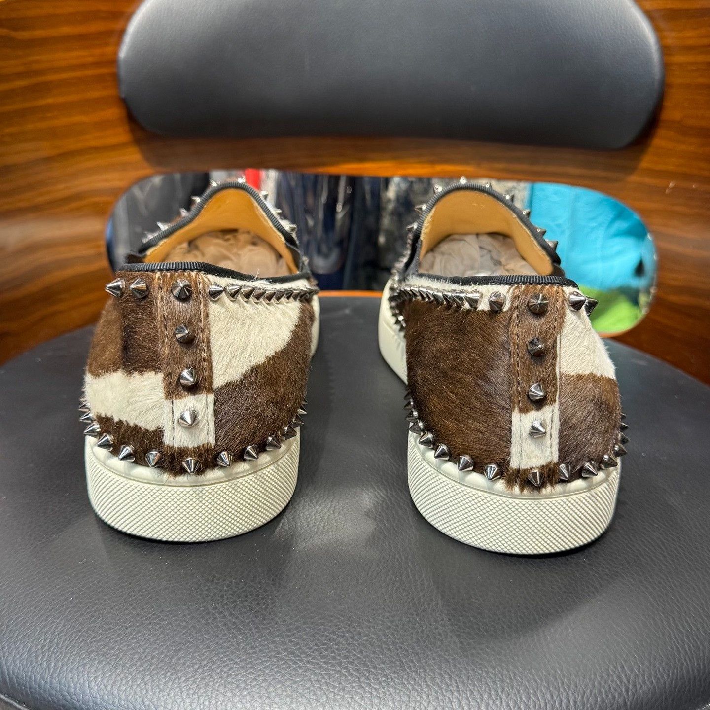 Christian Louboutin Christian Louboutin Red Lowtop Sneakers 44 Men Size US 10.5 / EU 43-44 - 3 Thumbnail