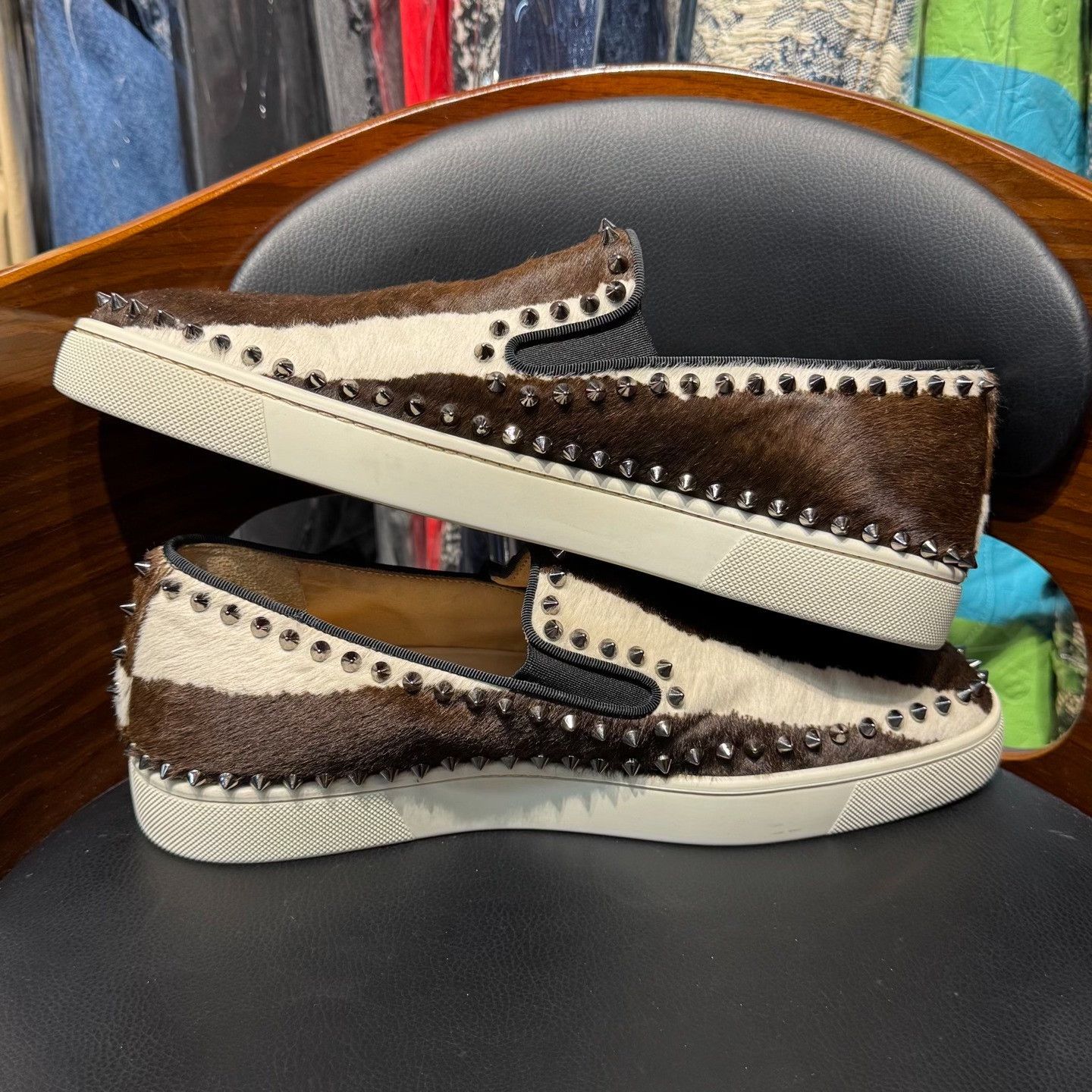 Christian Louboutin Christian Louboutin Red Lowtop Sneakers 44 Men Size US 10.5 / EU 43-44 - 7 Thumbnail
