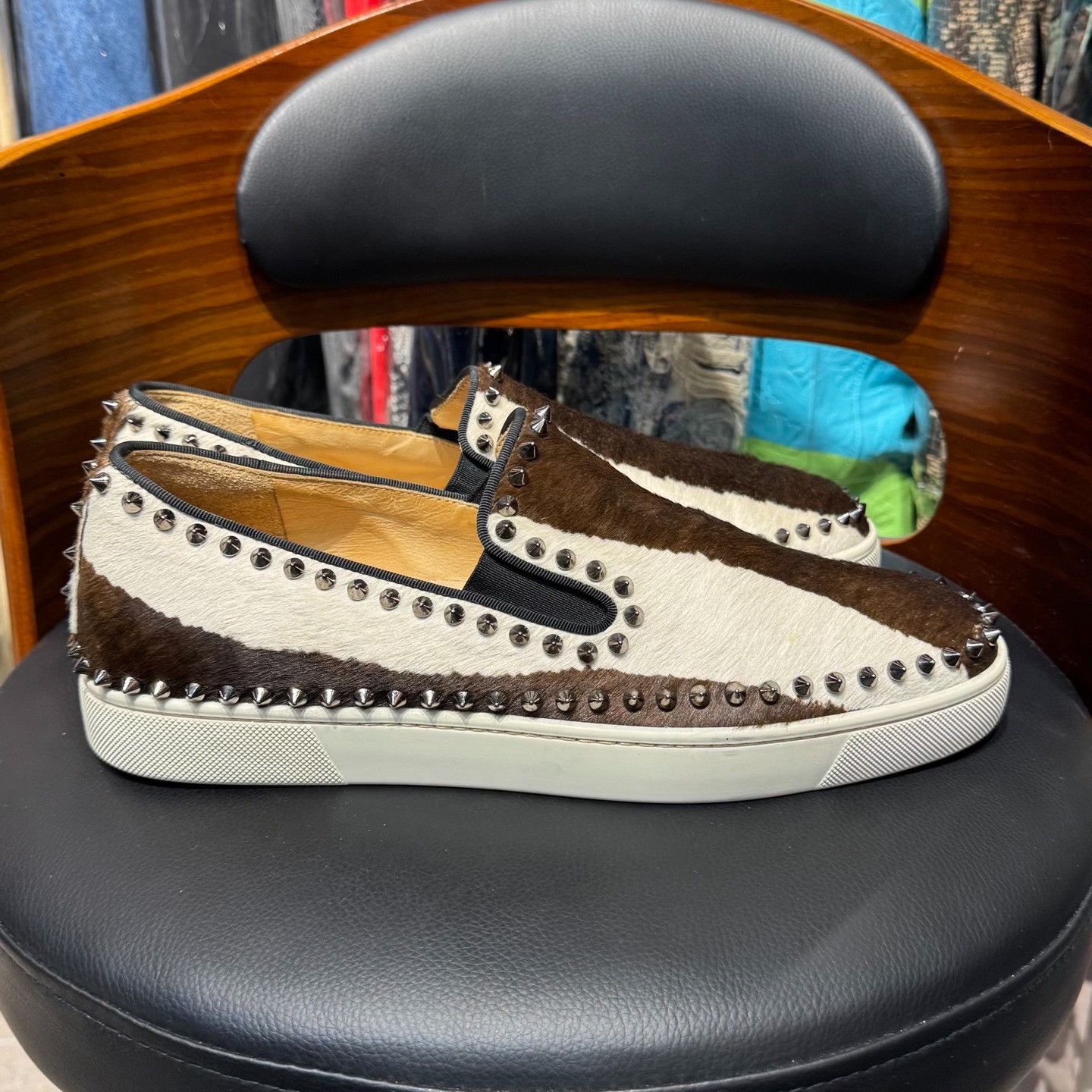 Christian Louboutin Christian Louboutin Red Lowtop Sneakers 44 Men Size US 10.5 / EU 43-44 - 4 Thumbnail