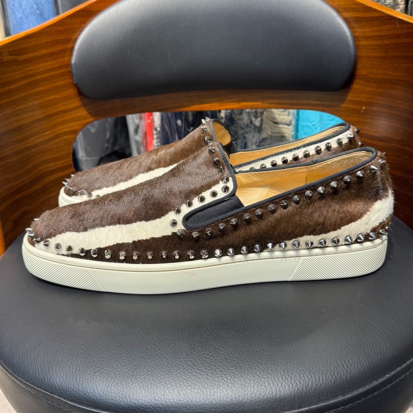 Christian Louboutin Christian Louboutin Red Lowtop Sneakers 44 Men Size US 10.5 / EU 43-44 - 6 Thumbnail