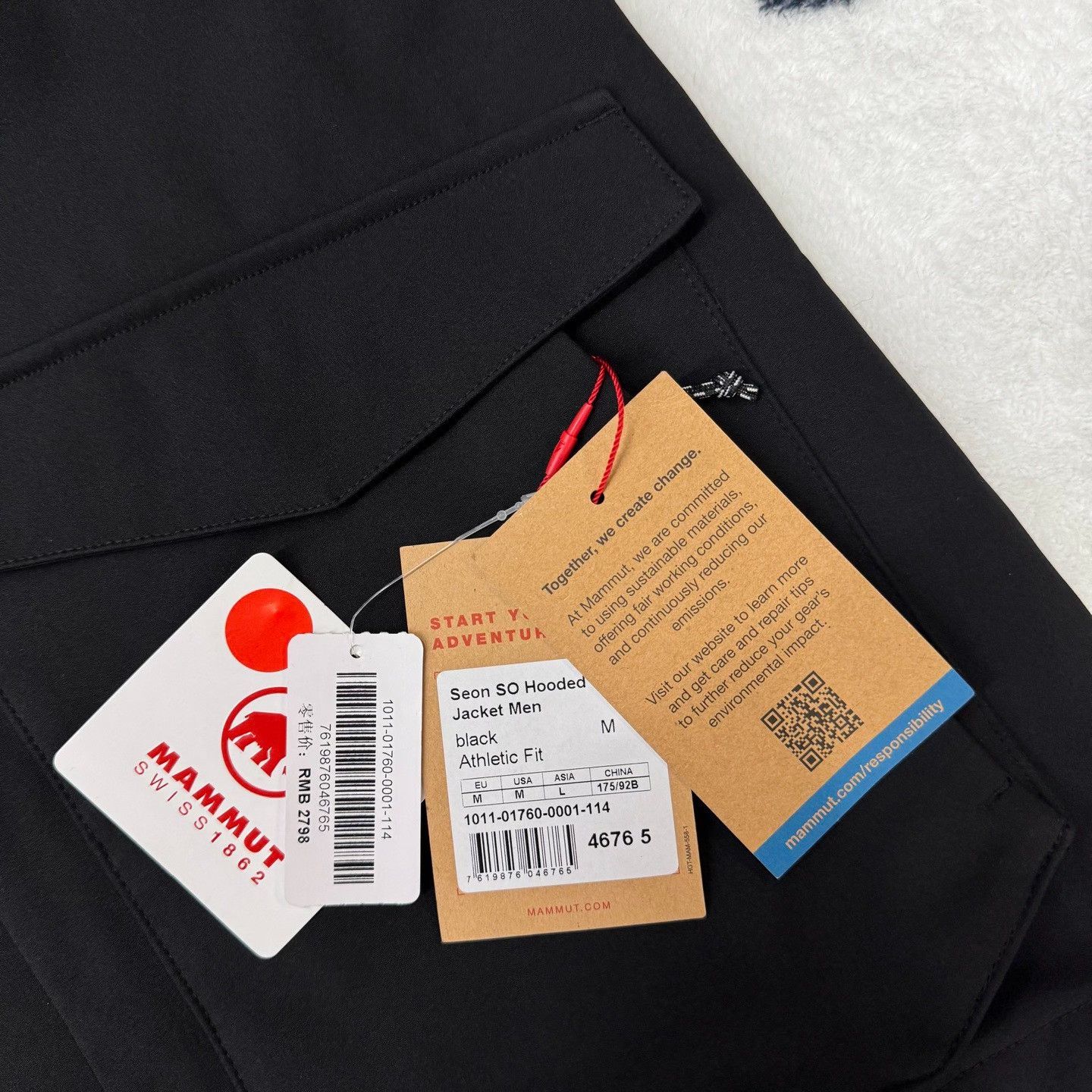 Other Black Light Jacket M Men Size US M / EU 48-50 / 2 - 4 Thumbnail