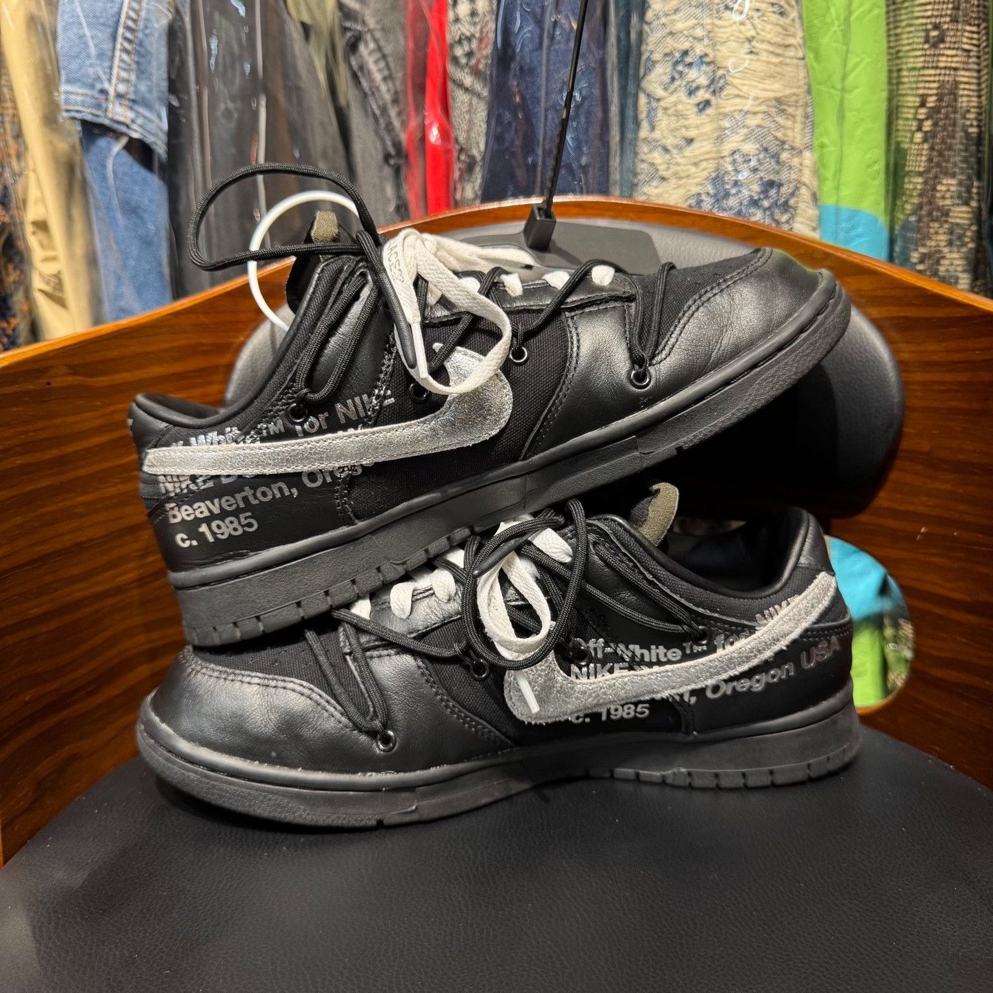 Off-White Off-White DUNK Silver Lowtop Sneakers 43 Men Size US 10 / EU 43 - 7 Thumbnail