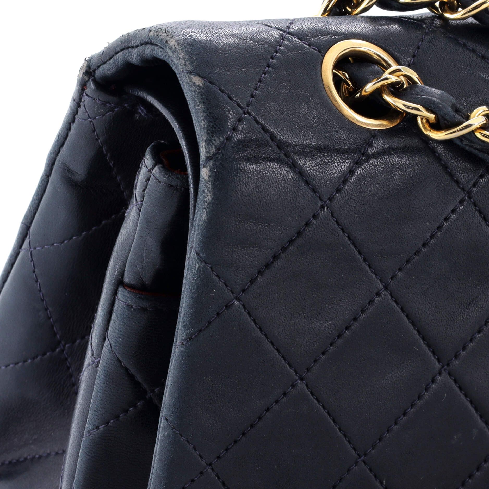 Chanel Vintage Classic Double Flap Bag Size ONE SIZE - 8 Thumbnail