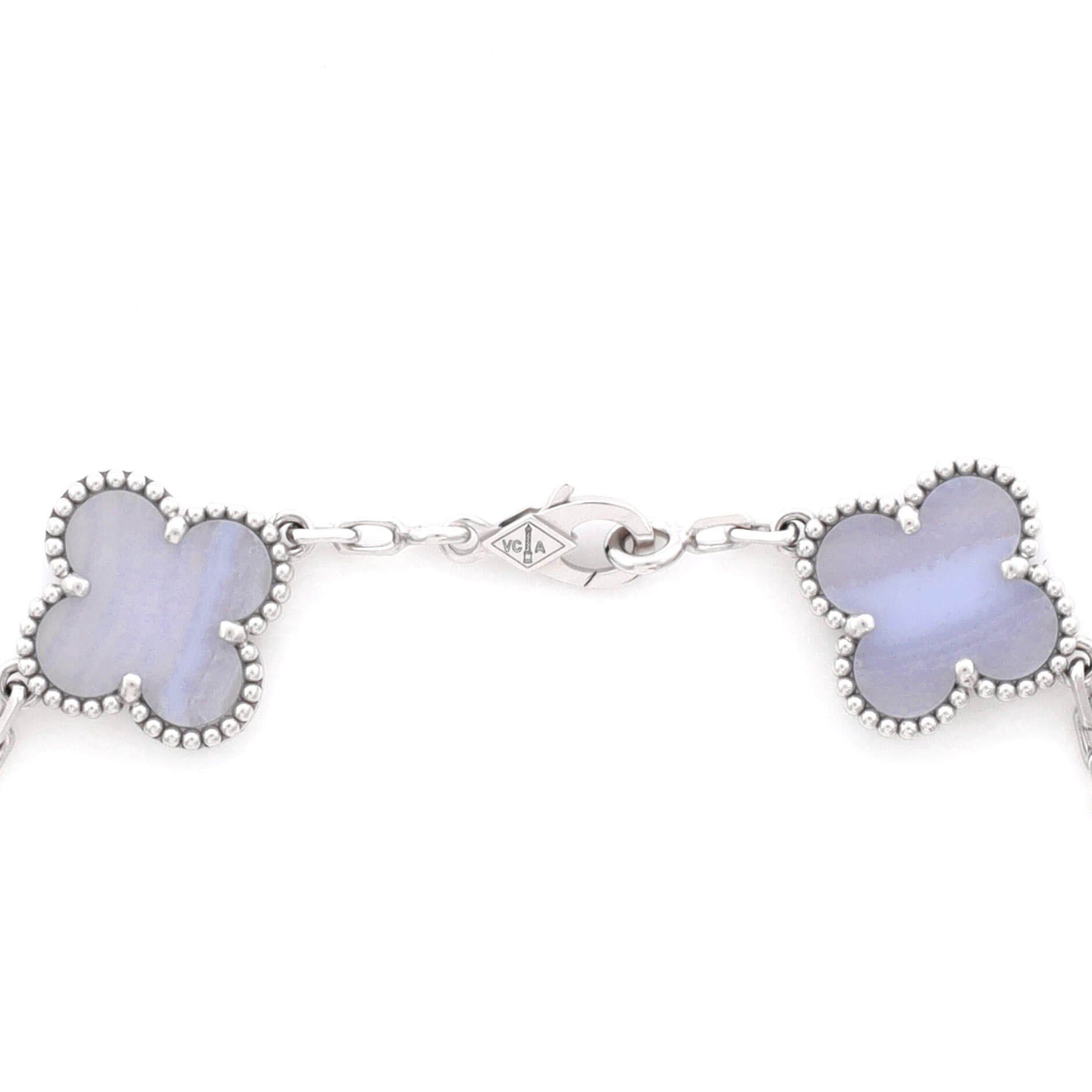 Van Cleef & Arpels Vintage Alhambra 5 Motifs Bracelet Size ONE SIZE - 4 Thumbnail