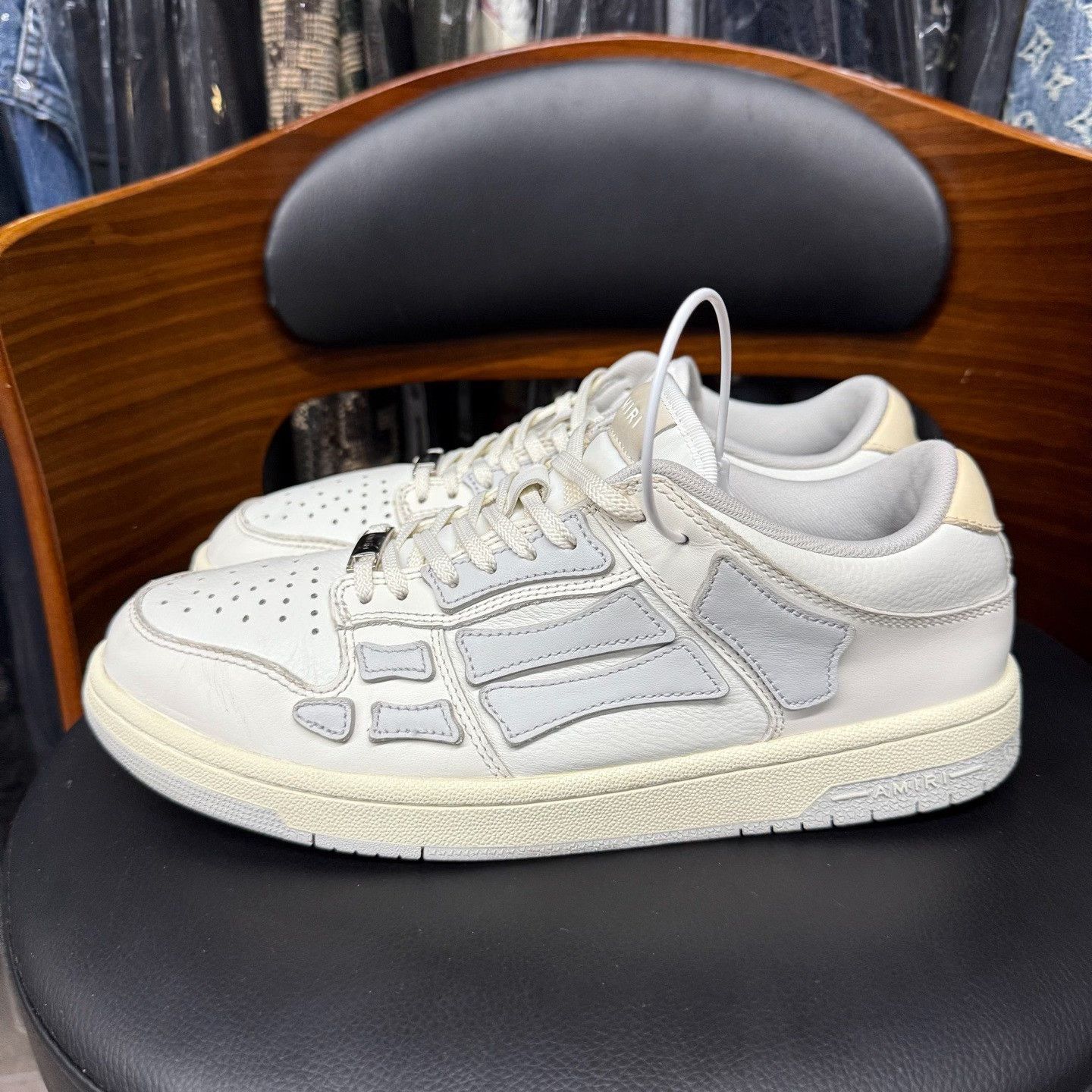 Amiri Amiri Distressed White Lowtop Sneakers 43 Men Size US 10 / EU 43 - 6 Thumbnail