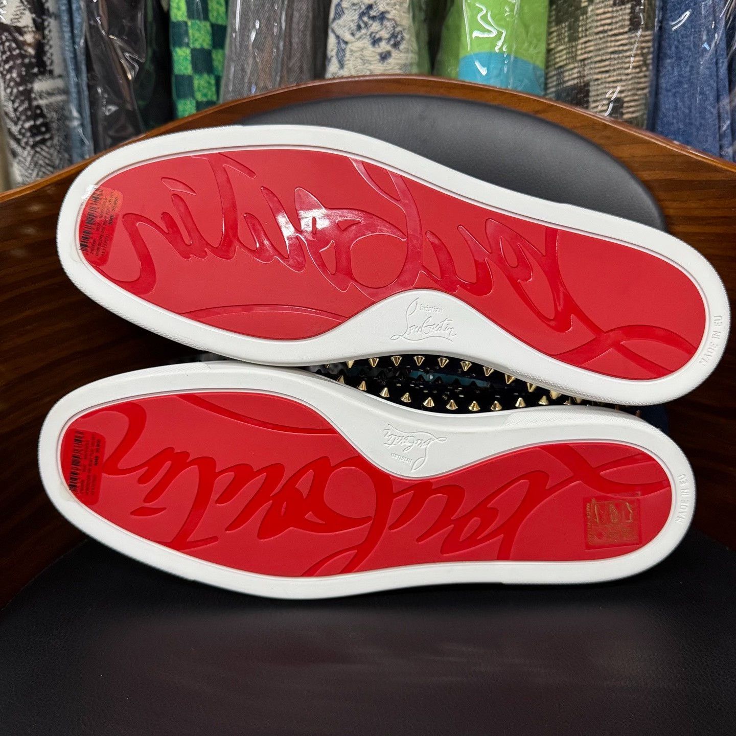 Christian Louboutin Christian Louboutin Limited Red Lowtop Sneakers 43.5 Men Size US 10.5 / EU 43-44 - 8 Thumbnail