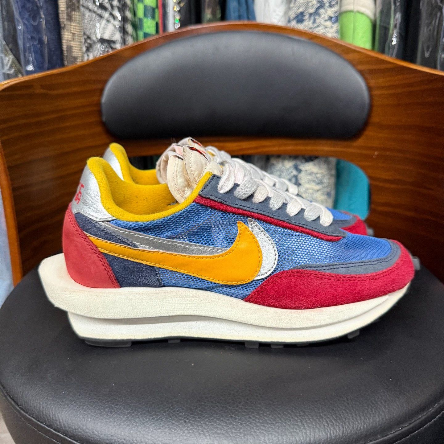Nike Nike SACAI Collab Multi Lowtop Sneakers 38 Men Size US 6 / EU 39 - 4 Thumbnail