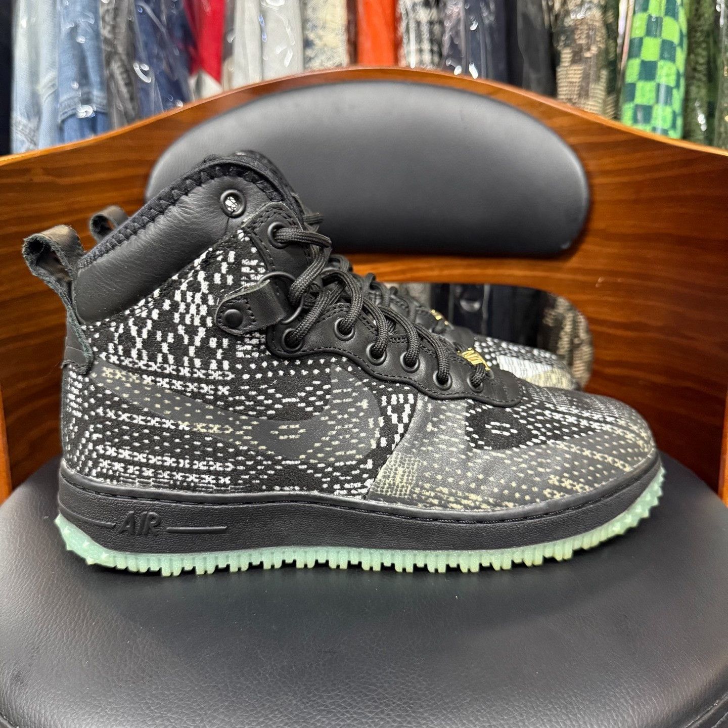 Nike Nike AF1 Black Lowtop Sneakers 41 Men Size US 8.5 / EU 41-42 - 4 Thumbnail