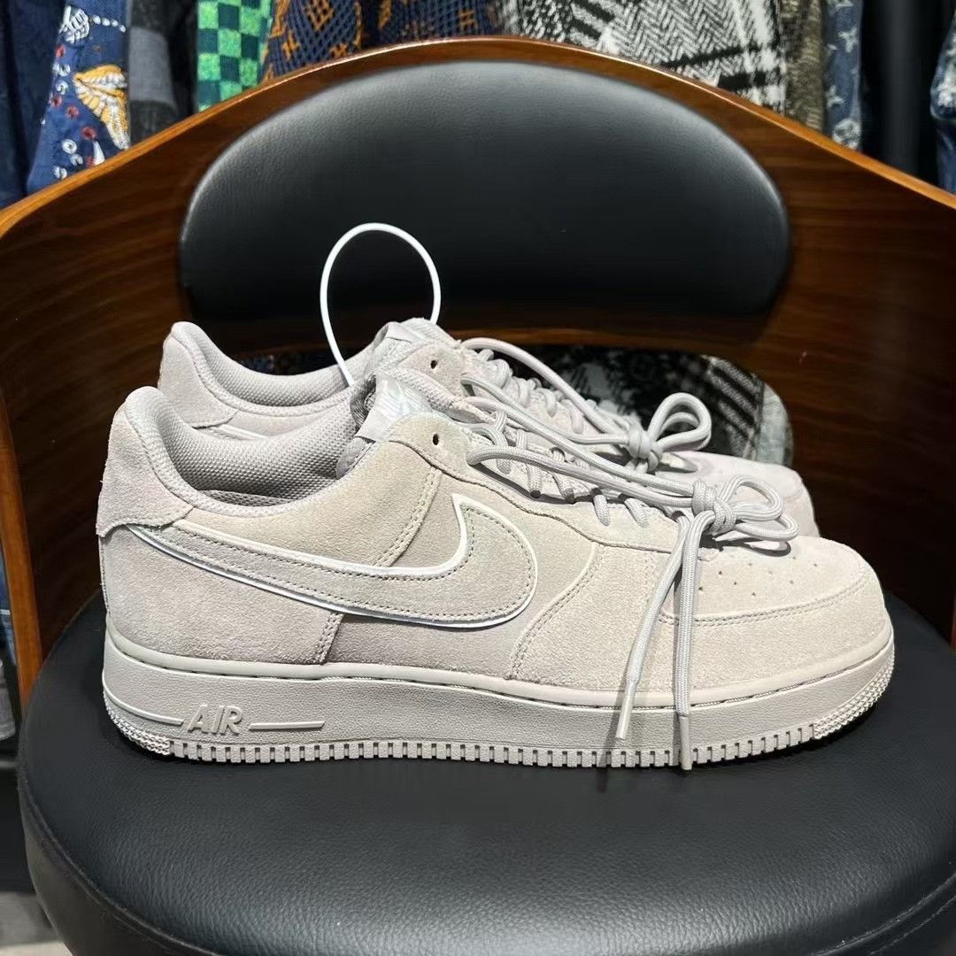 Nike nike AF1 Gray Lowtop Sneakers 44.5 Men Size US 11.5 / EU 44-45 - 4 Thumbnail