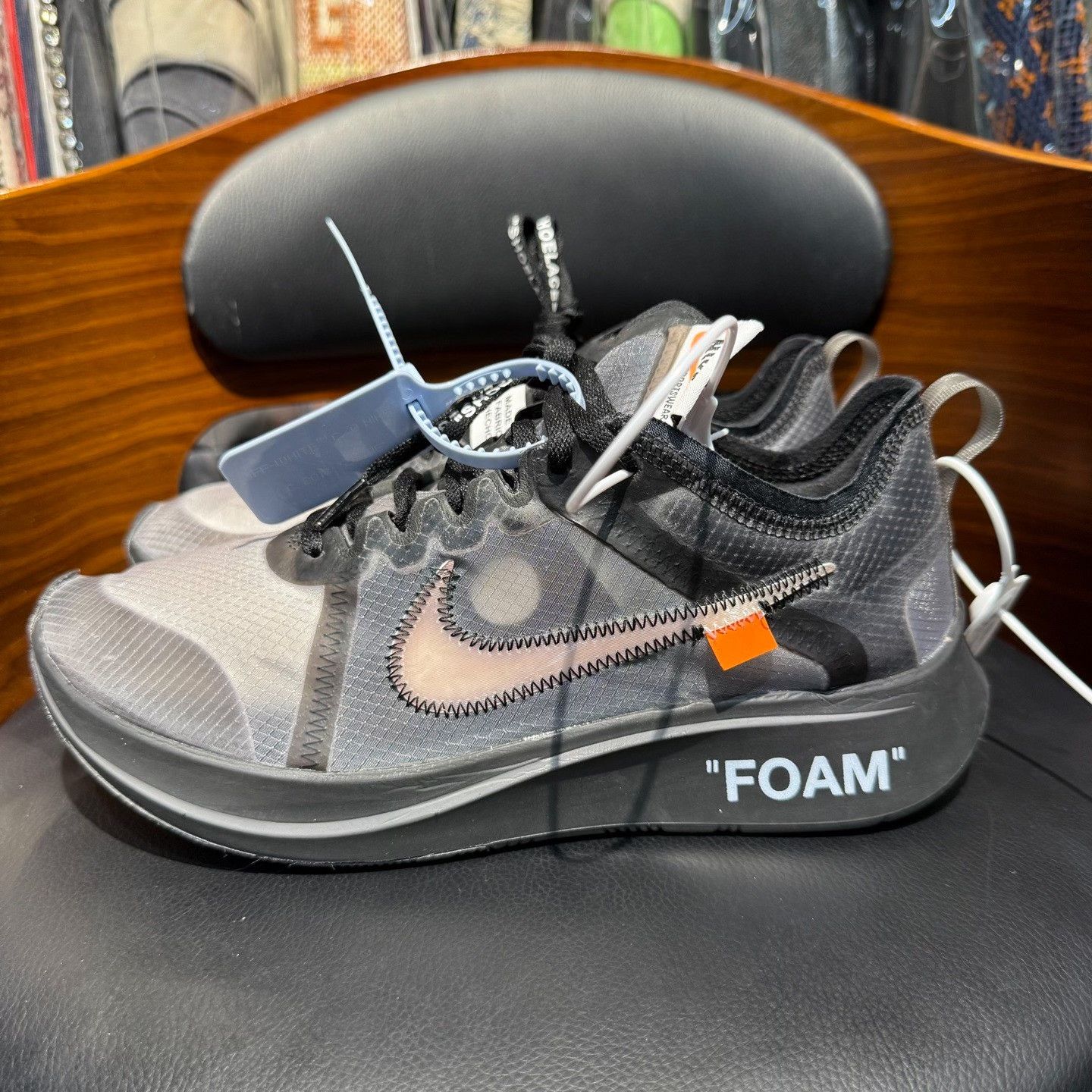 Nike Nike ZOOMFLY Cotton Black Lowtop Sneakers 42 Men Size US 9 / EU 42 - 6 Thumbnail