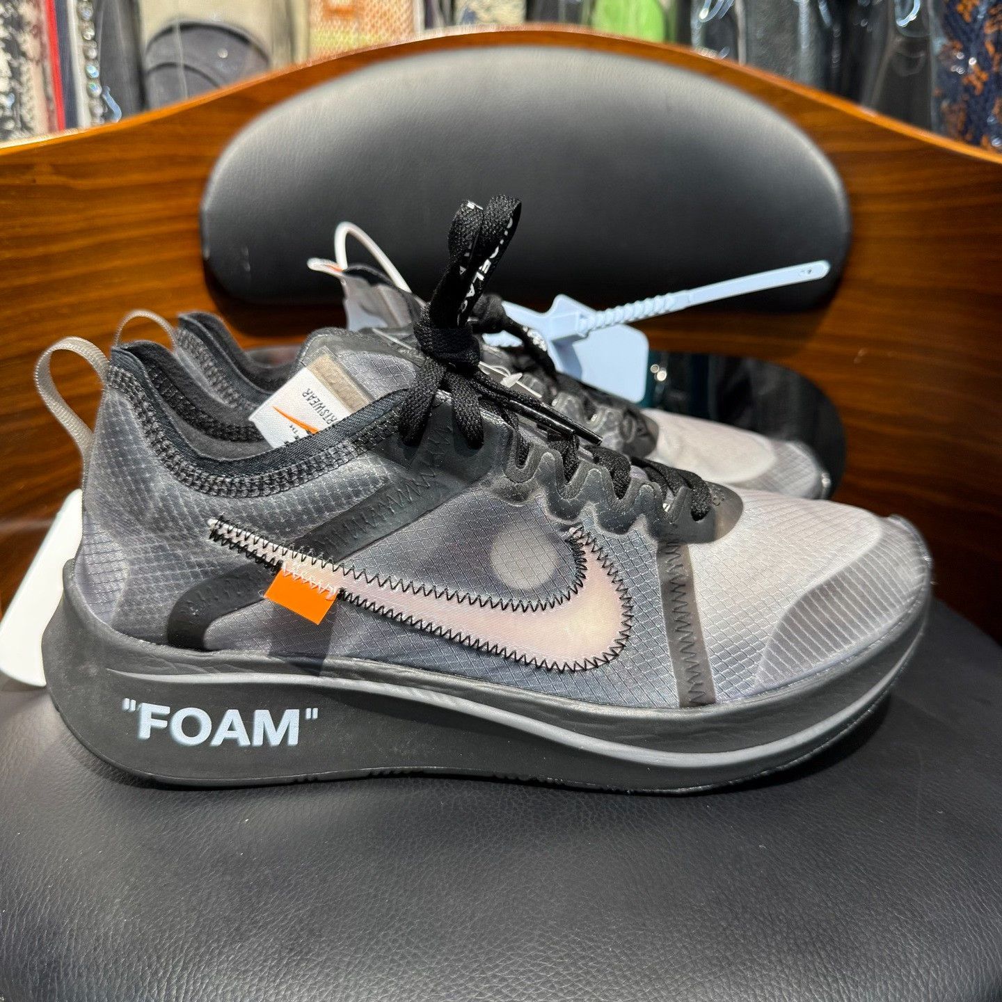 Nike Nike ZOOMFLY Cotton Black Lowtop Sneakers 42 Men Size US 9 / EU 42 - 4 Thumbnail