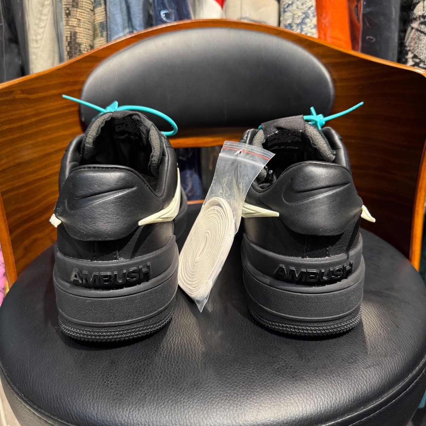Nike Ambush AF1 Black Lowtop Sneakers 47.5 Men Size US 14 / EU 47 - 3 Thumbnail