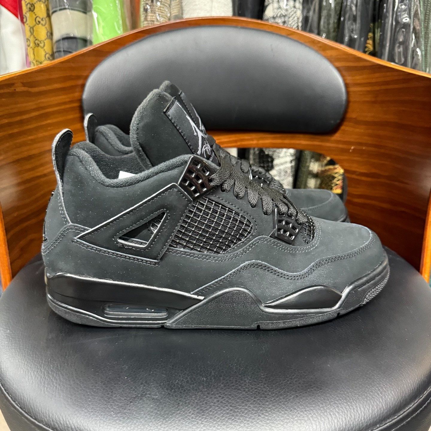 Nike Nike AJ4 Black Lowtop Sneakers 41 Men Size US 8.5 / EU 41-42 - 4 Thumbnail