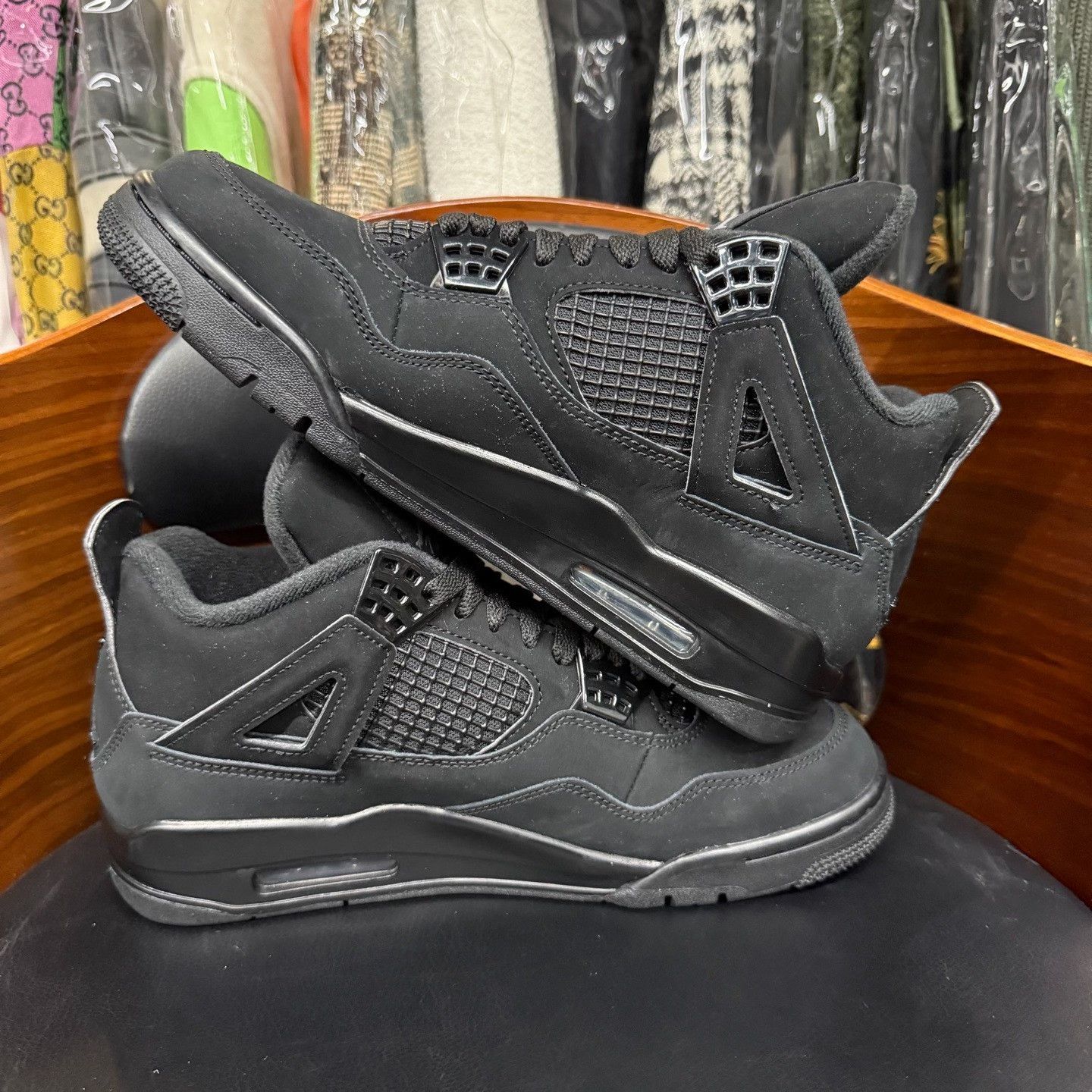 Nike Nike AJ4 Black Lowtop Sneakers 41 Men Size US 8.5 / EU 41-42 - 7 Thumbnail