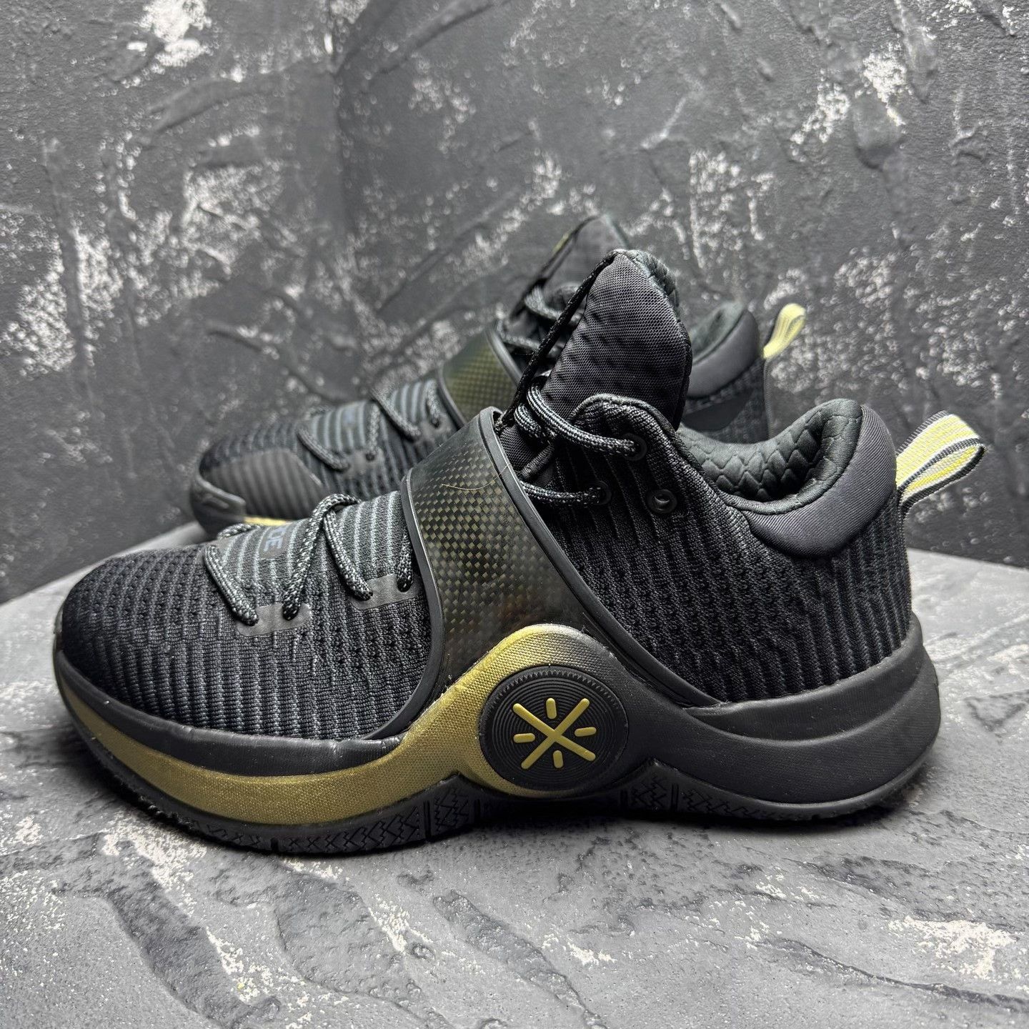 Li-Ning Li-Ning Black Lowtop Sneakers 43 Men Size US 10 / EU 43 - 2 Thumbnail