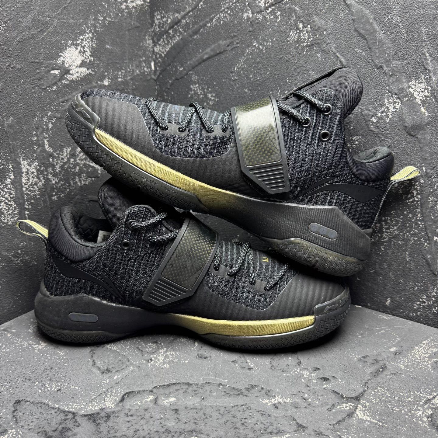 Li-Ning Li-Ning Black Lowtop Sneakers 43 Men Size US 10 / EU 43 - 5 Thumbnail