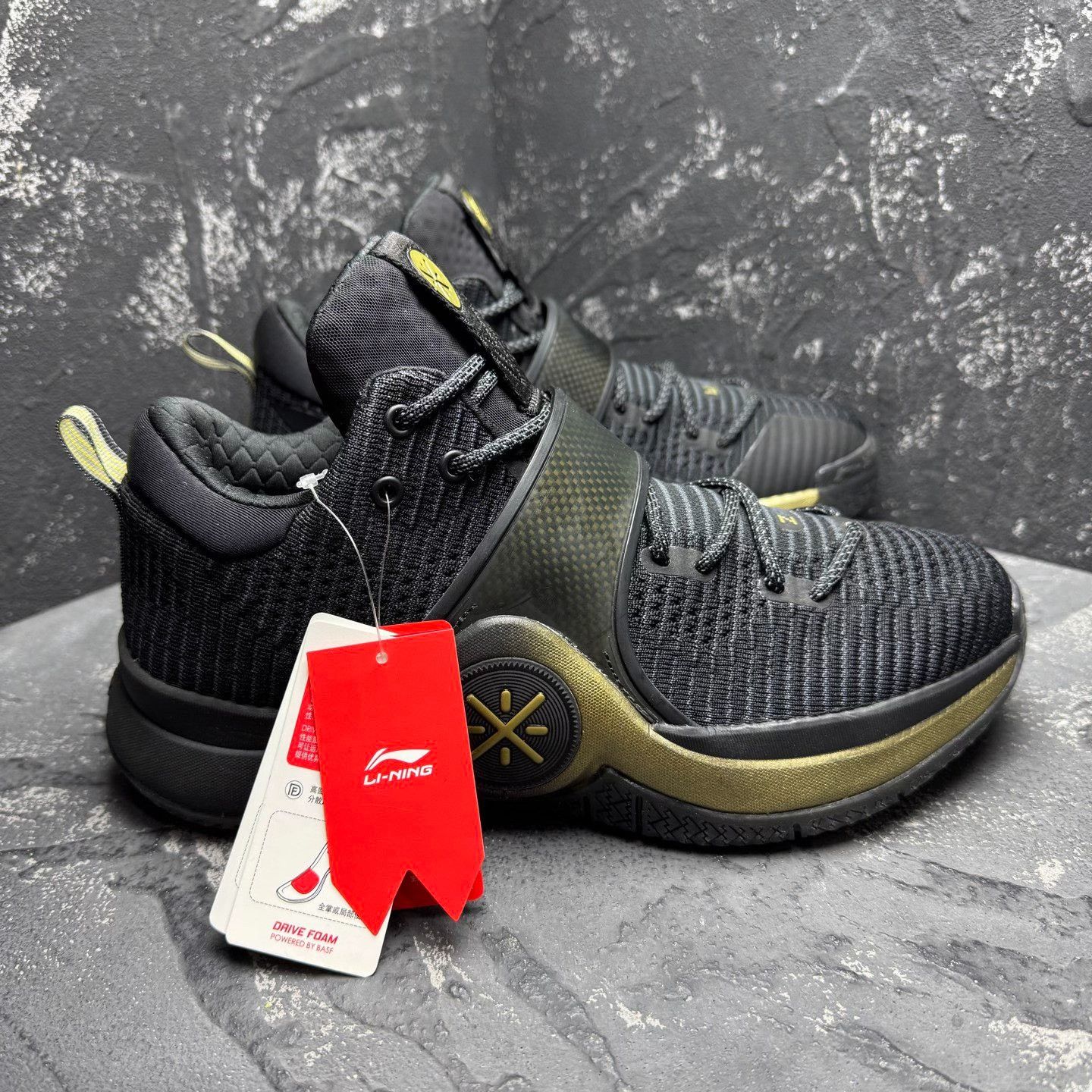 Li-Ning Li-Ning Black Lowtop Sneakers 43 Men Size US 10 / EU 43 - 4 Thumbnail