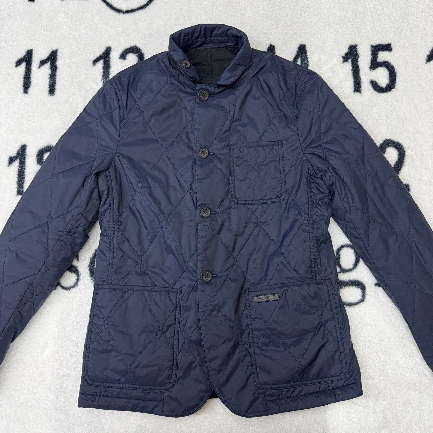 Burberry Burberry Cotton Blue Heavy Coat S Men Size US S / EU 44-46 / 1 - 4 Thumbnail