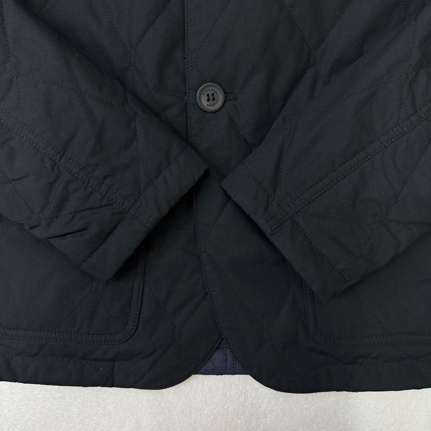 Burberry Burberry Cotton Blue Heavy Coat S Men Size US S / EU 44-46 / 1 - 2 Thumbnail