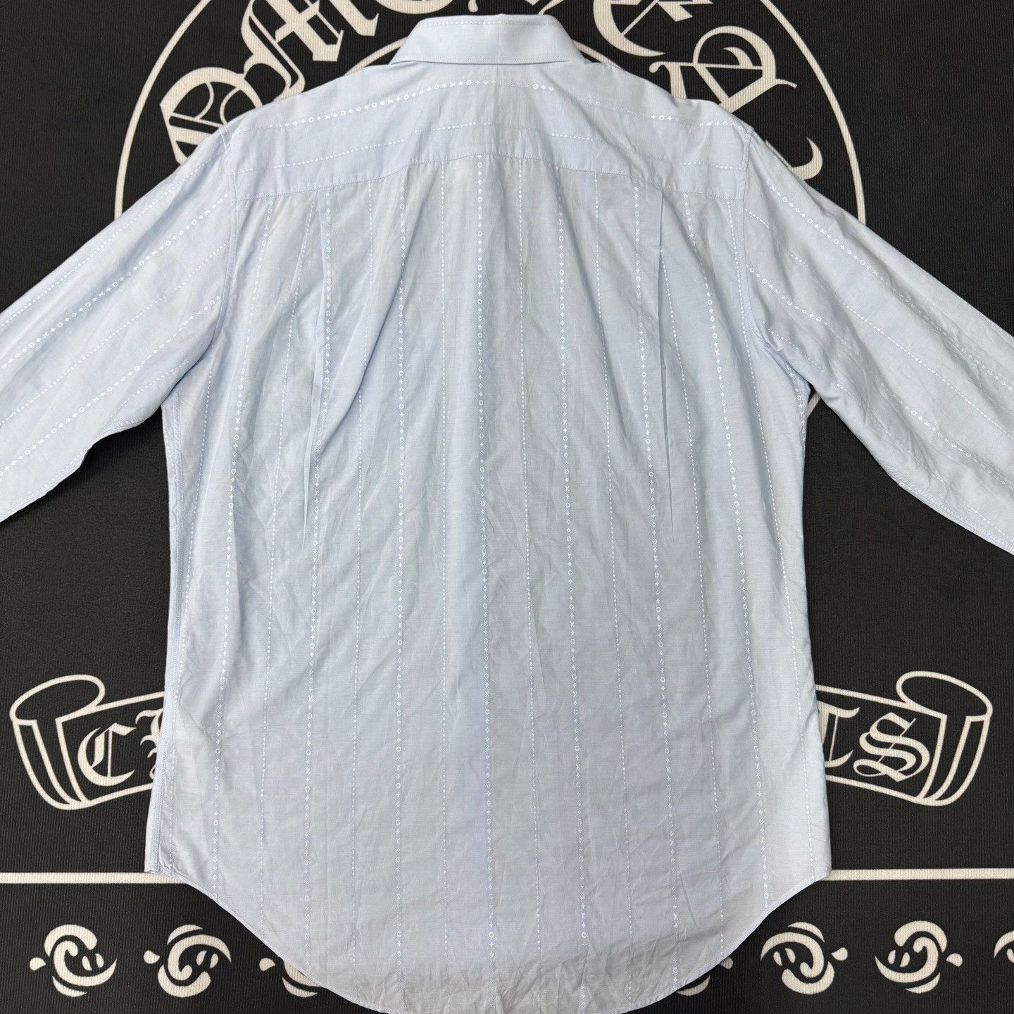 Louis Vuitton Louis Vuitton Striped Blue Shirt 40 Men Size US M / EU 48-50 / 2 - 3 Thumbnail