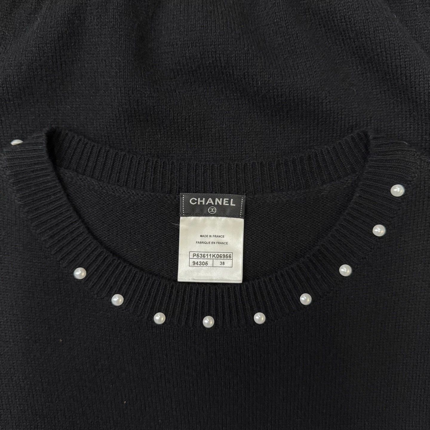 Chanel Chanel Black Sweater 38 Women Size S / US 4 / IT 40 - 3 Thumbnail