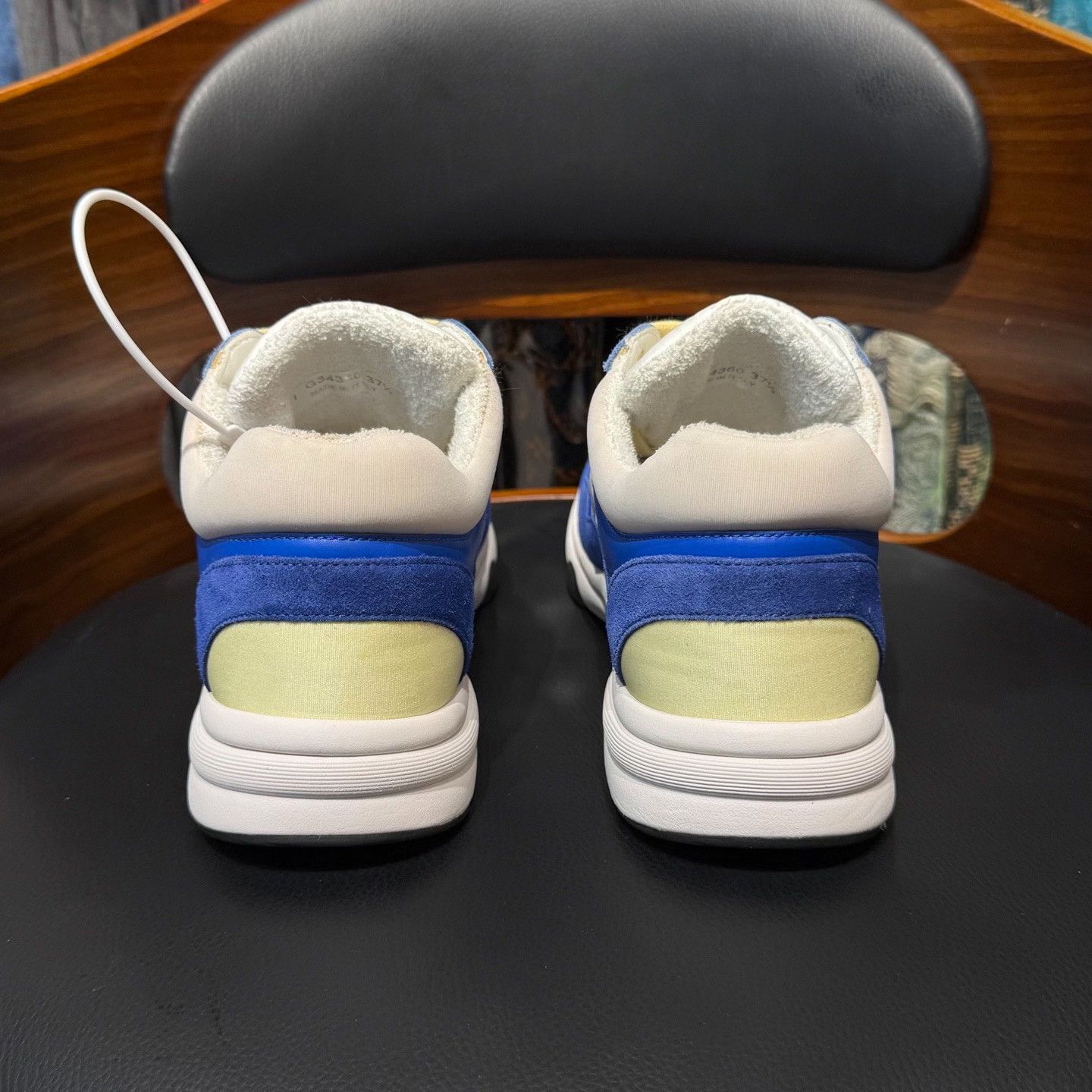 Chanel Chanel Blue Lowtop Sneakers 37 Women Size US 6.5 / IT 36.5 - 3 Thumbnail