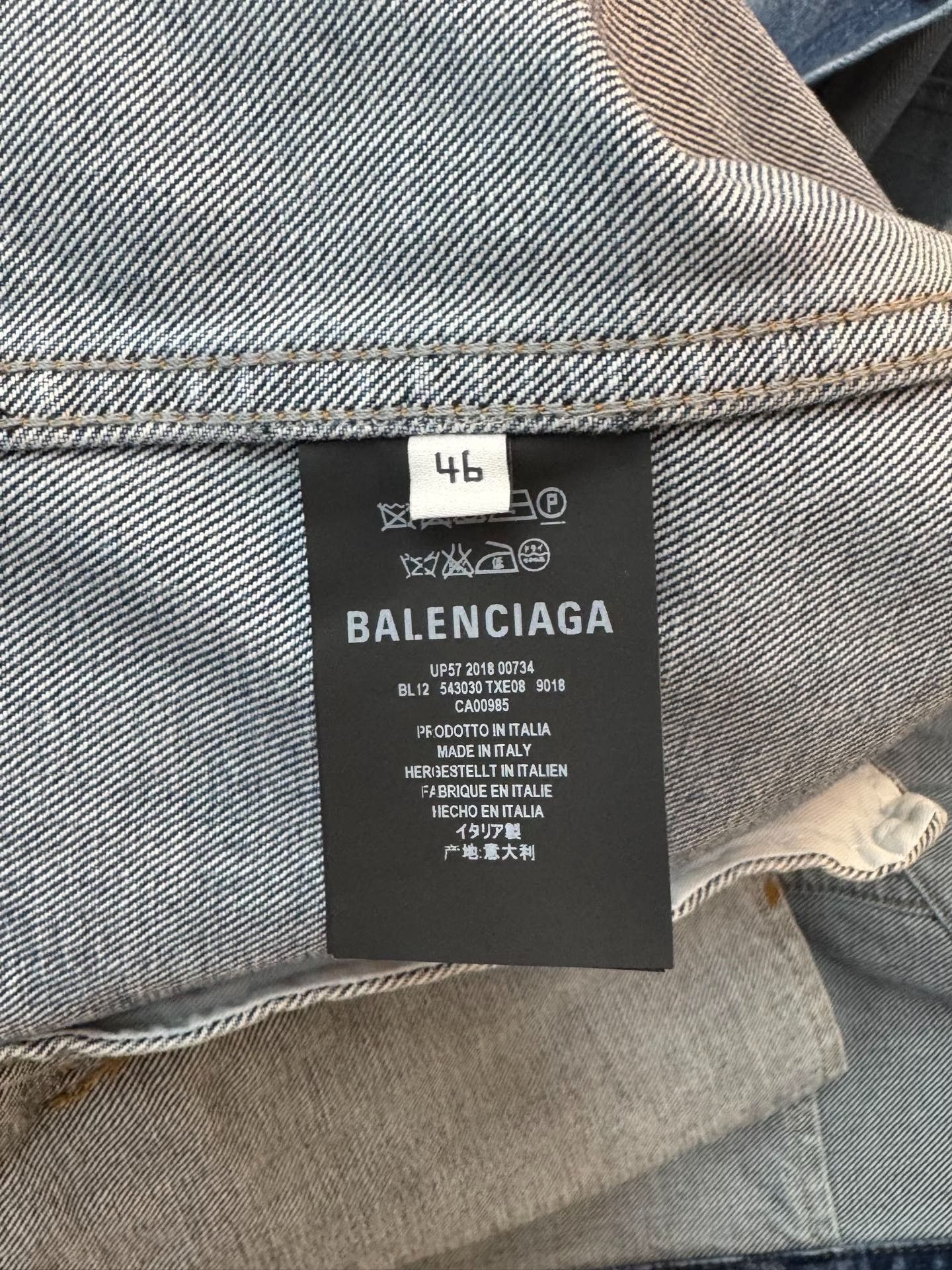 Balenciaga Balenciaga Denim Light Jacket 46 Men Size US L / EU 52-54 / 3 - 7 Thumbnail