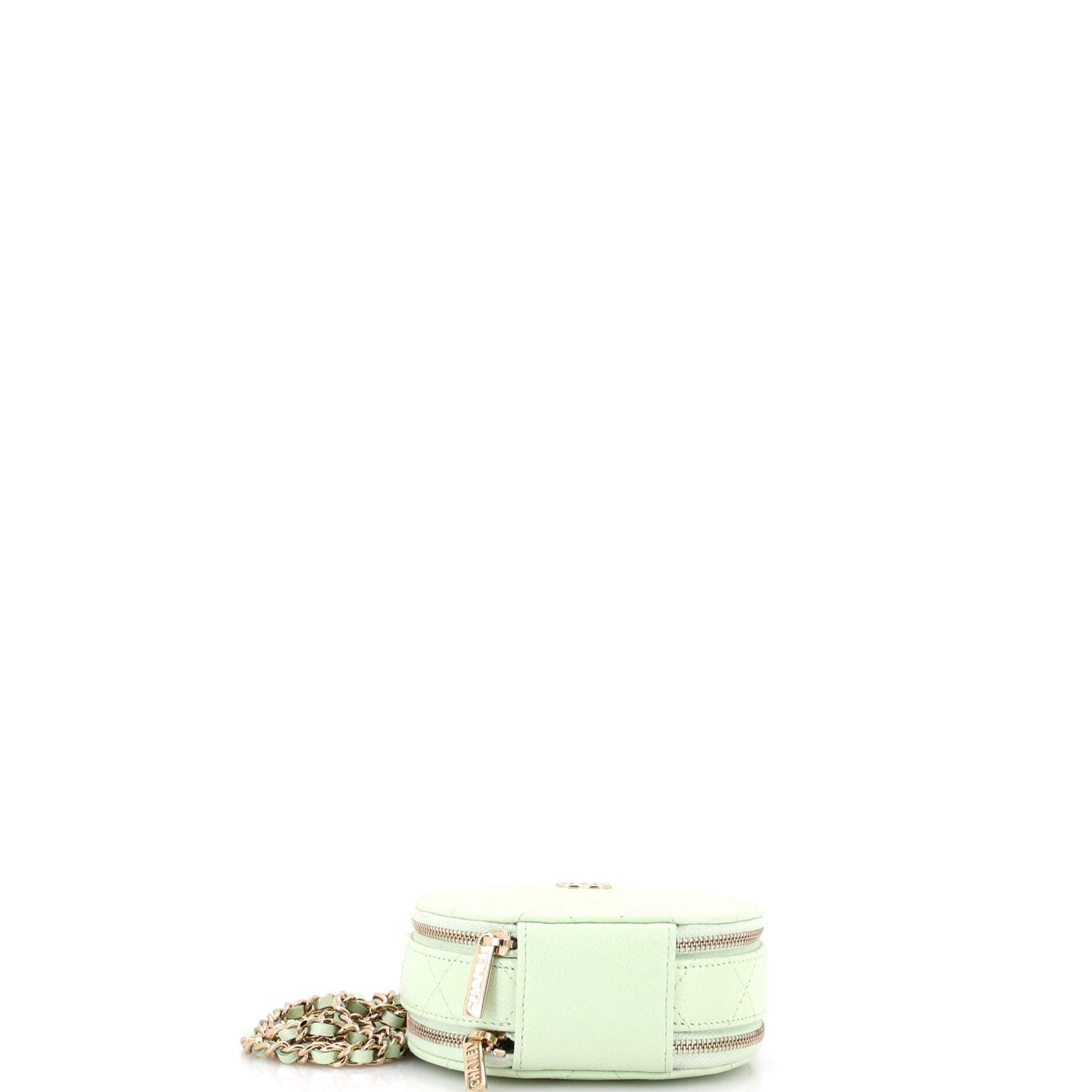 Chanel Handle with Care Round Vanity Case with Chain Size ONE SIZE - 4 Thumbnail