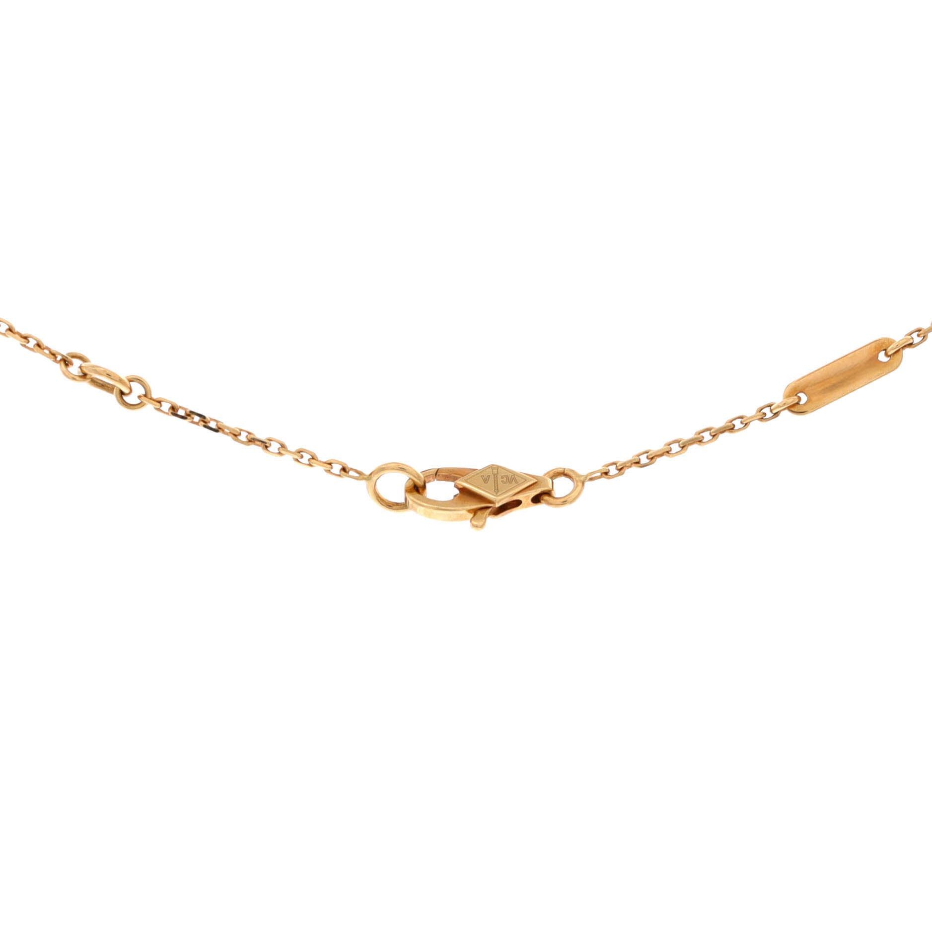 Van Cleef & Arpels Sweet Alhambra Butterfly Pendant Necklace Size ONE SIZE - 3 Thumbnail