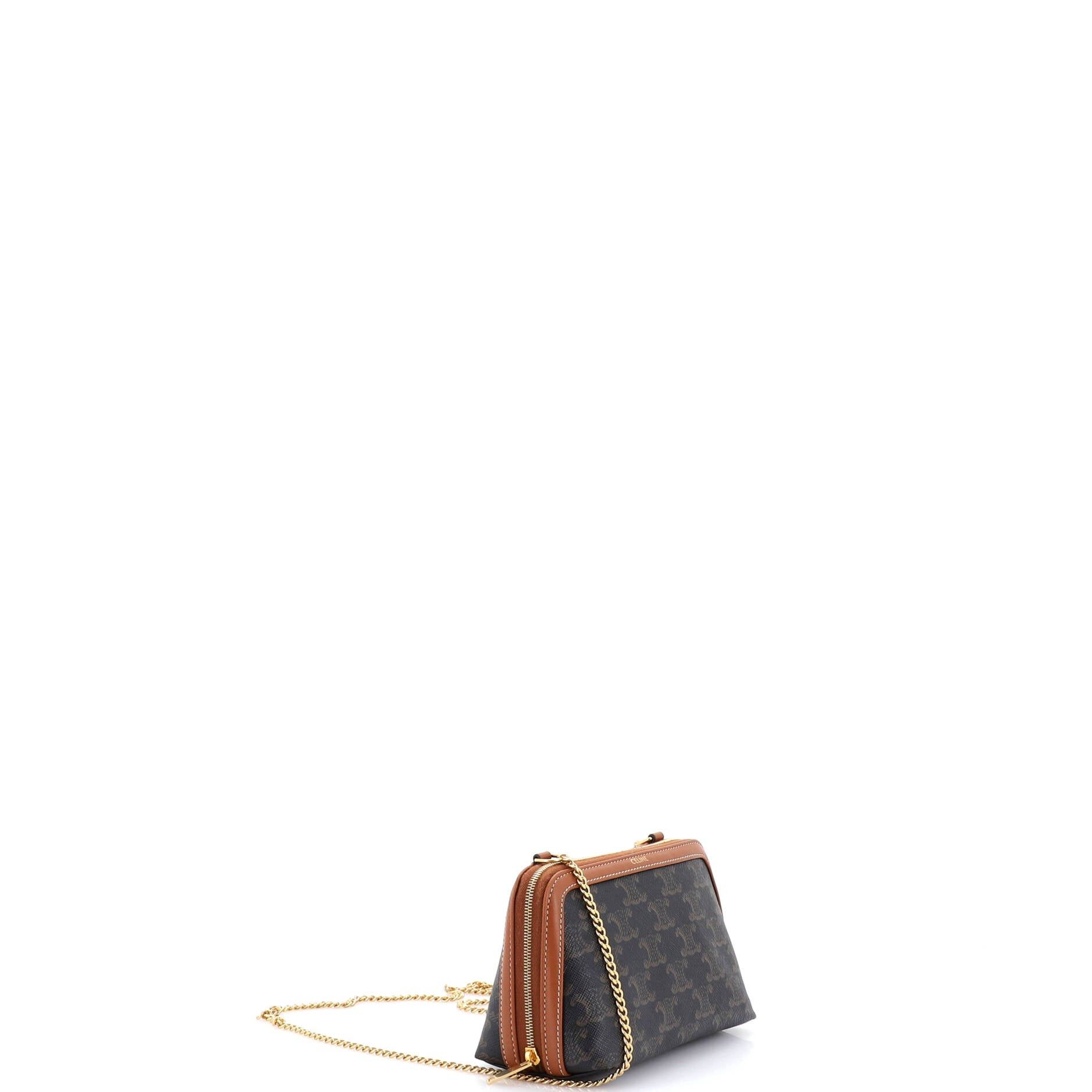 Celine Zip Around Chain Clutch Size ONE SIZE - 2 Thumbnail