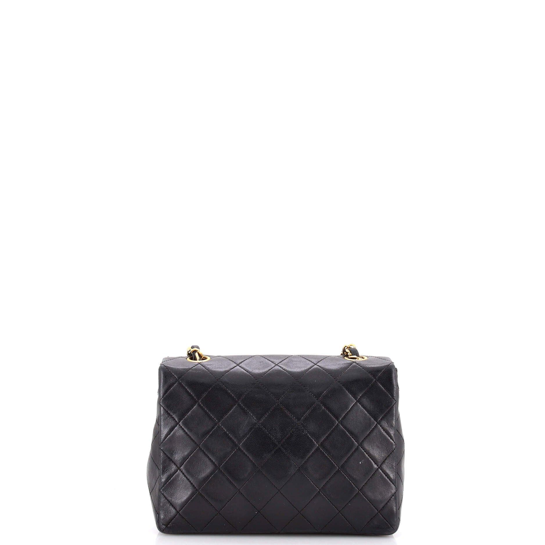 Chanel Vintage Square Classic Flap Bag Size ONE SIZE - 3 Thumbnail