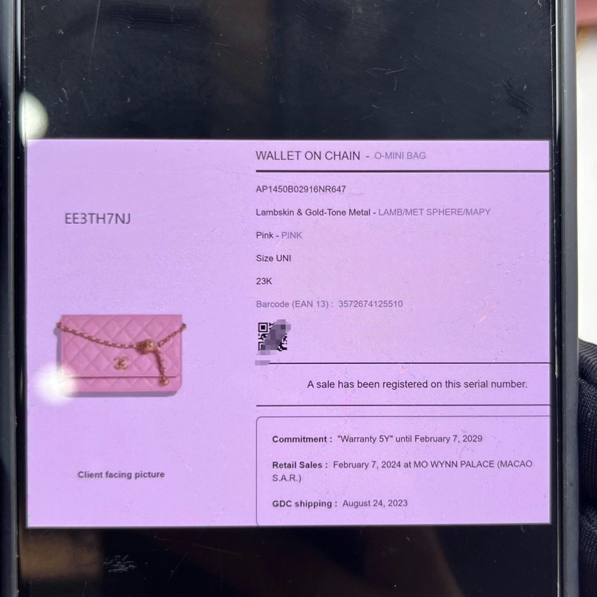 Chanel Pre-loved Bag Very good condition Size ONE SIZE - 9 Thumbnail
