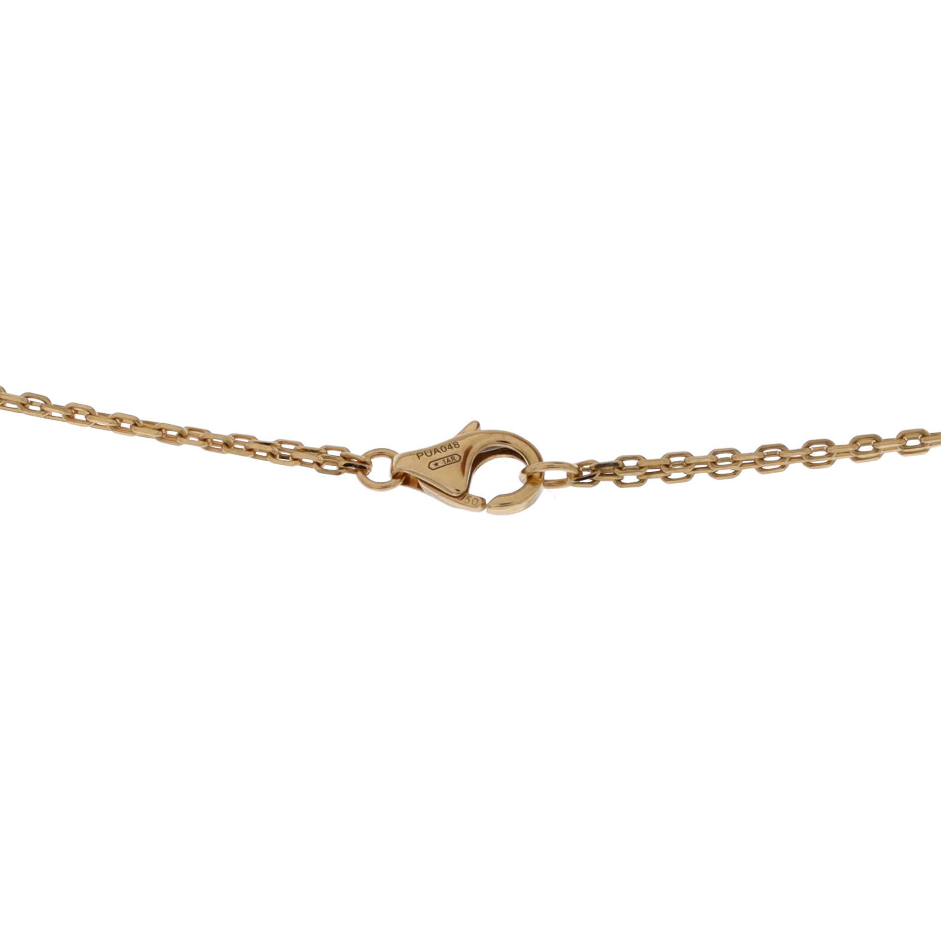 Cartier 2 Diamonds Love Pendant Necklace Size ONE SIZE - 4 Thumbnail