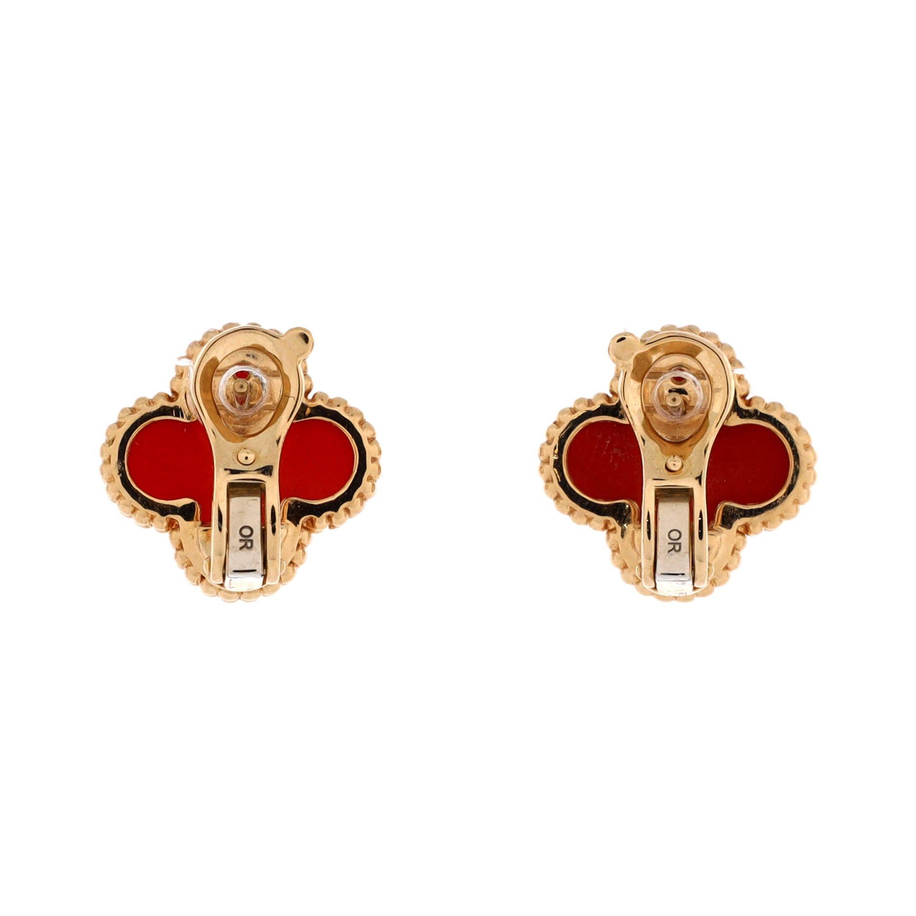 Van Cleef & Arpels Vintage Alhambra Earrings Size ONE SIZE - 3 Thumbnail