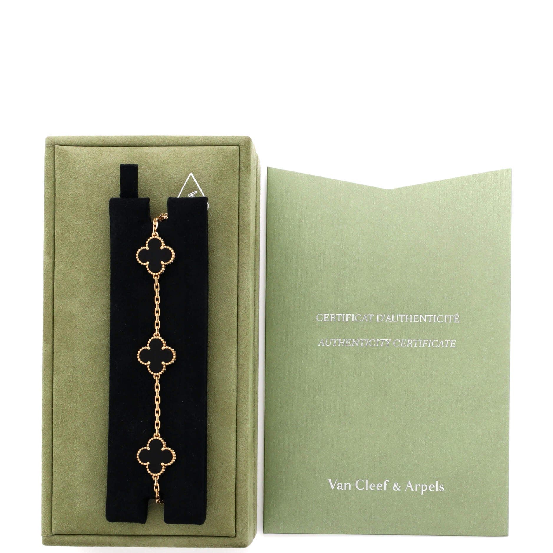 Van Cleef & Arpels Vintage Alhambra 5 Motifs Bracelet Size ONE SIZE - 2 Thumbnail