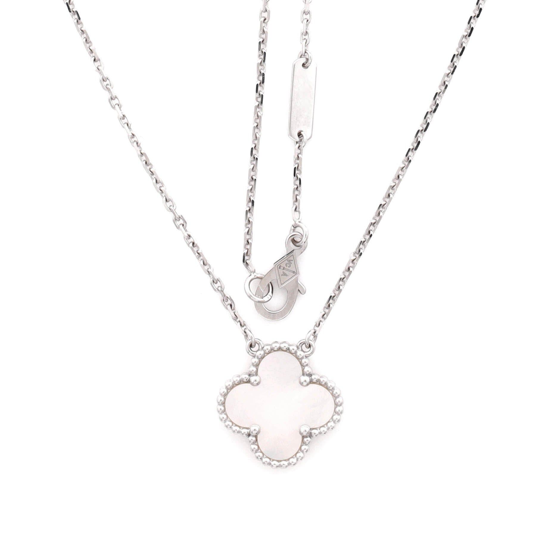 Van Cleef & Arpels Vintage Alhambra Pendant Necklace Size ONE SIZE - 3 Thumbnail