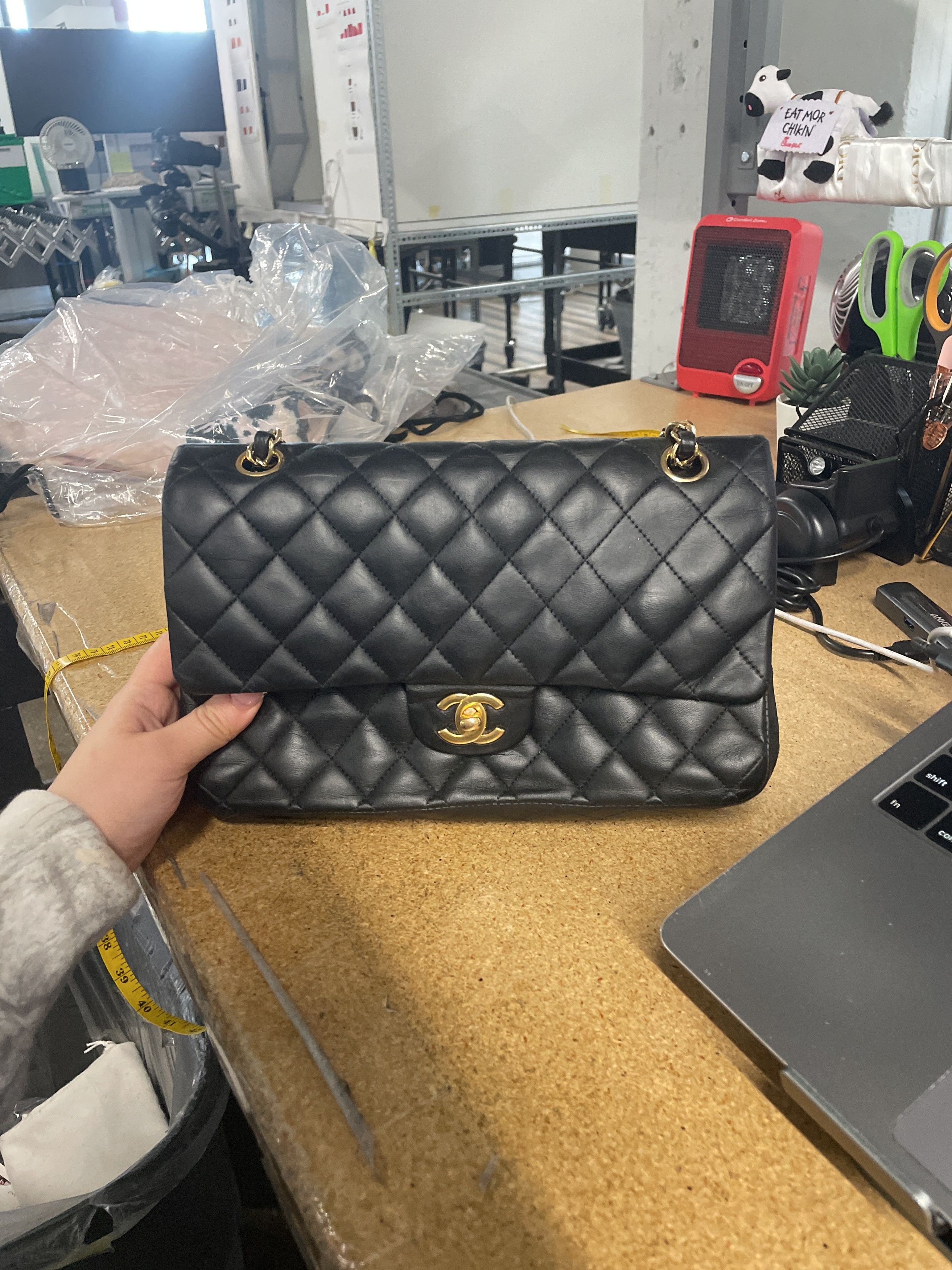 Chanel Vintage Classic Double Flap Bag Size ONE SIZE - 8 Thumbnail