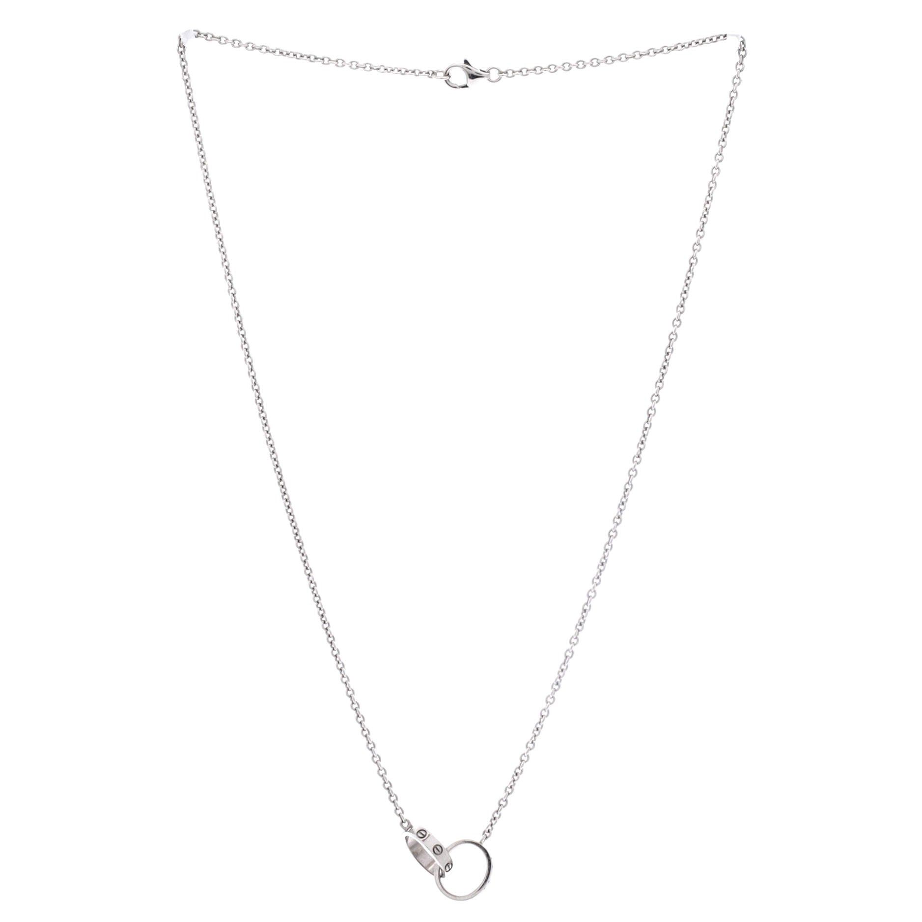 Cartier Love Interlocking Necklace Size ONE SIZE - 2 Thumbnail
