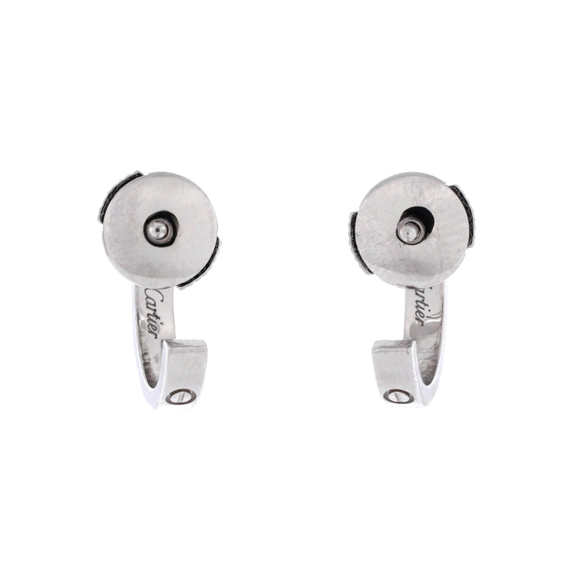 Cartier Love Hoop Earrings Size ONE SIZE - 3 Thumbnail