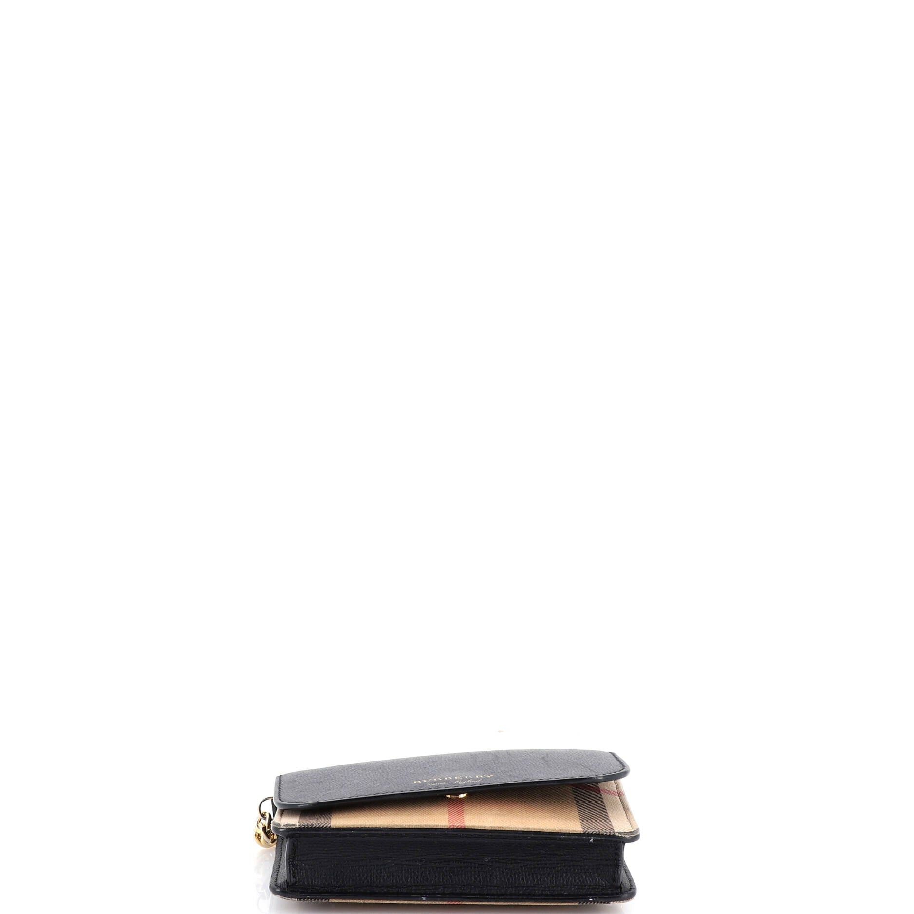 Burberry Hampshire Wallet on Chain Size ONE SIZE - 4 Thumbnail
