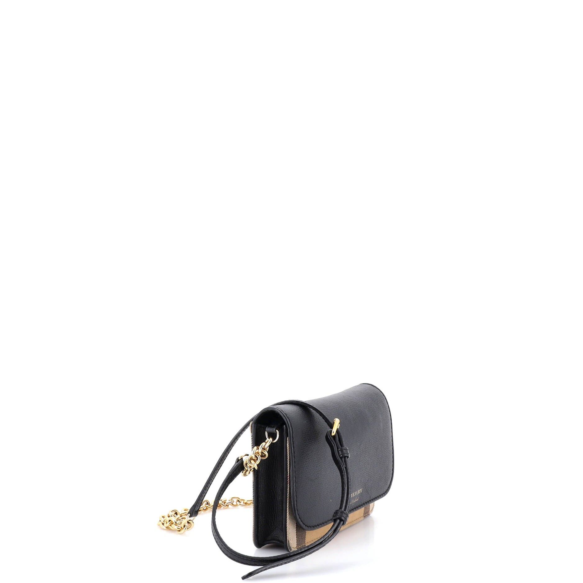 Burberry Hampshire Wallet on Chain Size ONE SIZE - 2 Thumbnail