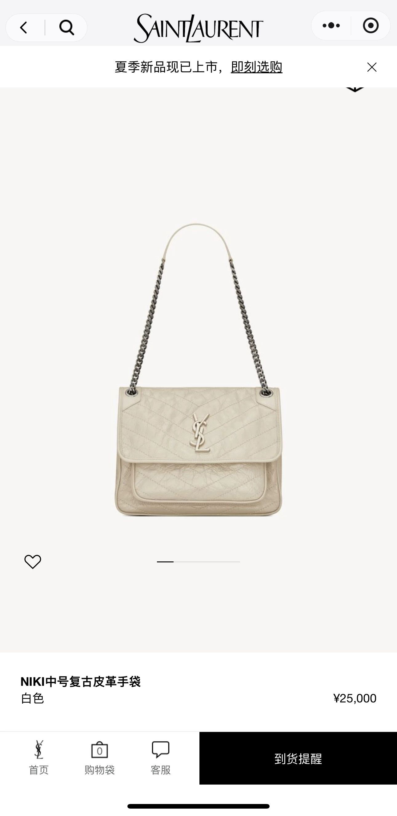Saint Laurent Paris Pre-loved Bag Very good condition Size ONE SIZE - 3 Thumbnail