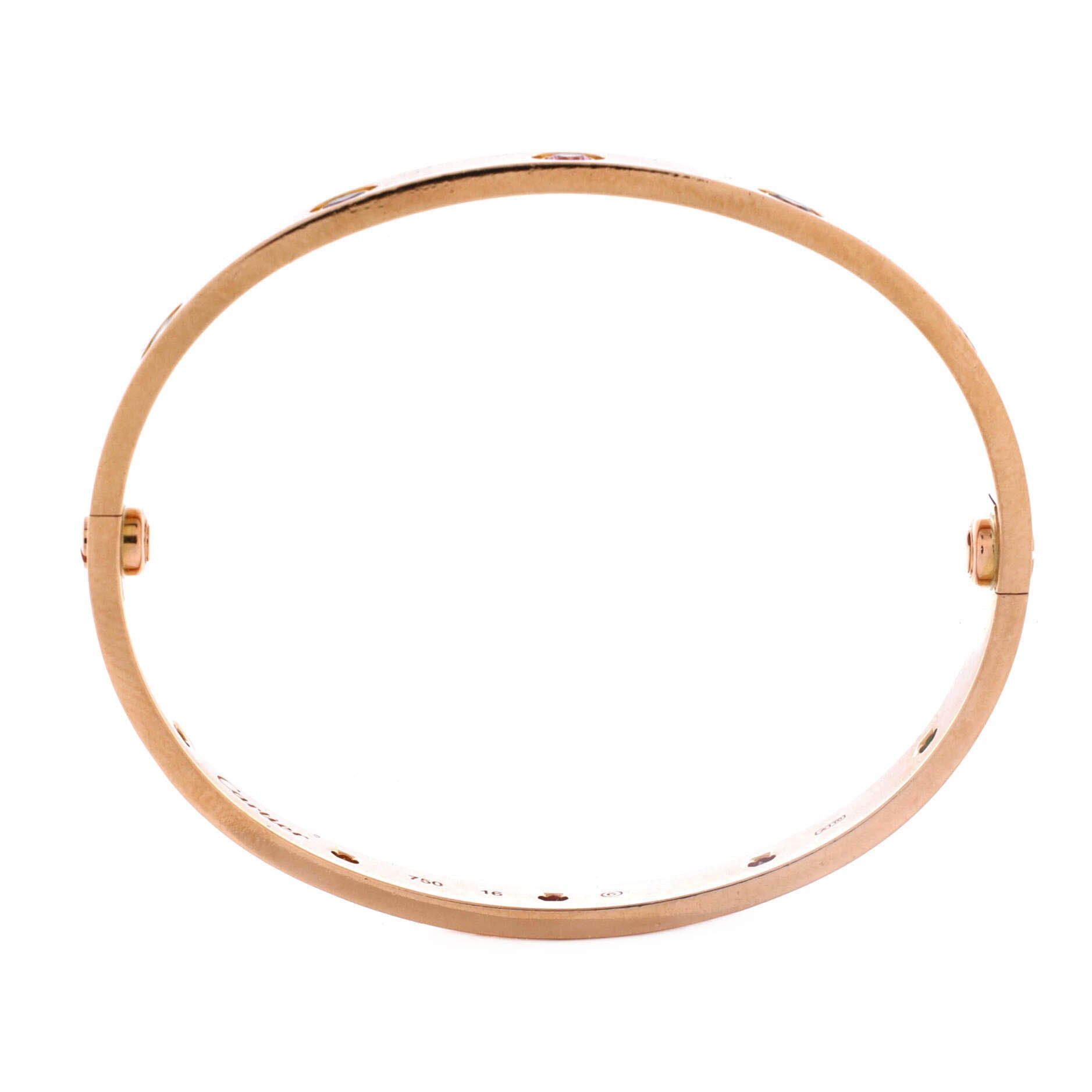Cartier Love 10 Stone Bracelet Size ONE SIZE - 3 Thumbnail