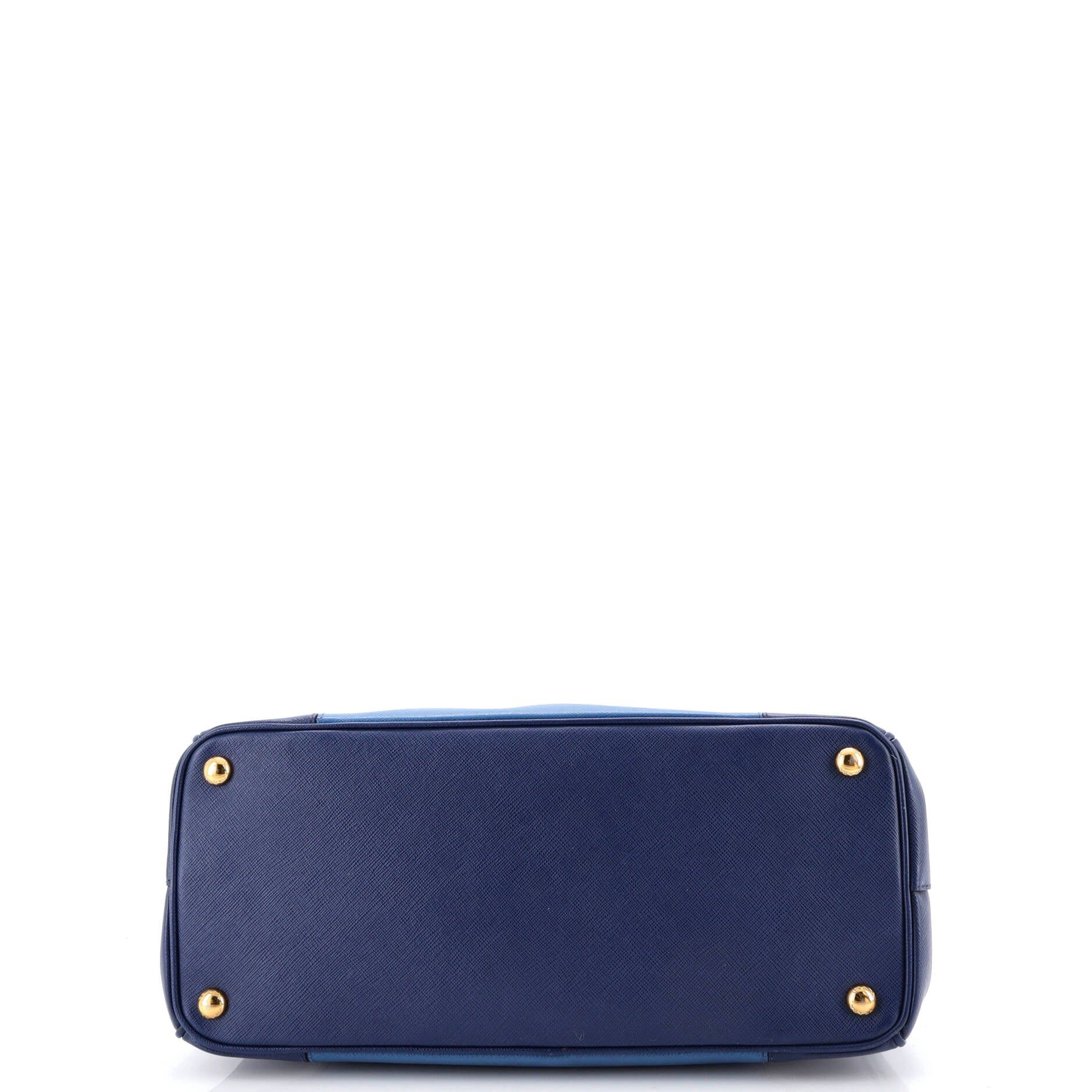 Prada Bicolor Double Zip Lux Tote Size ONE SIZE - 4 Thumbnail