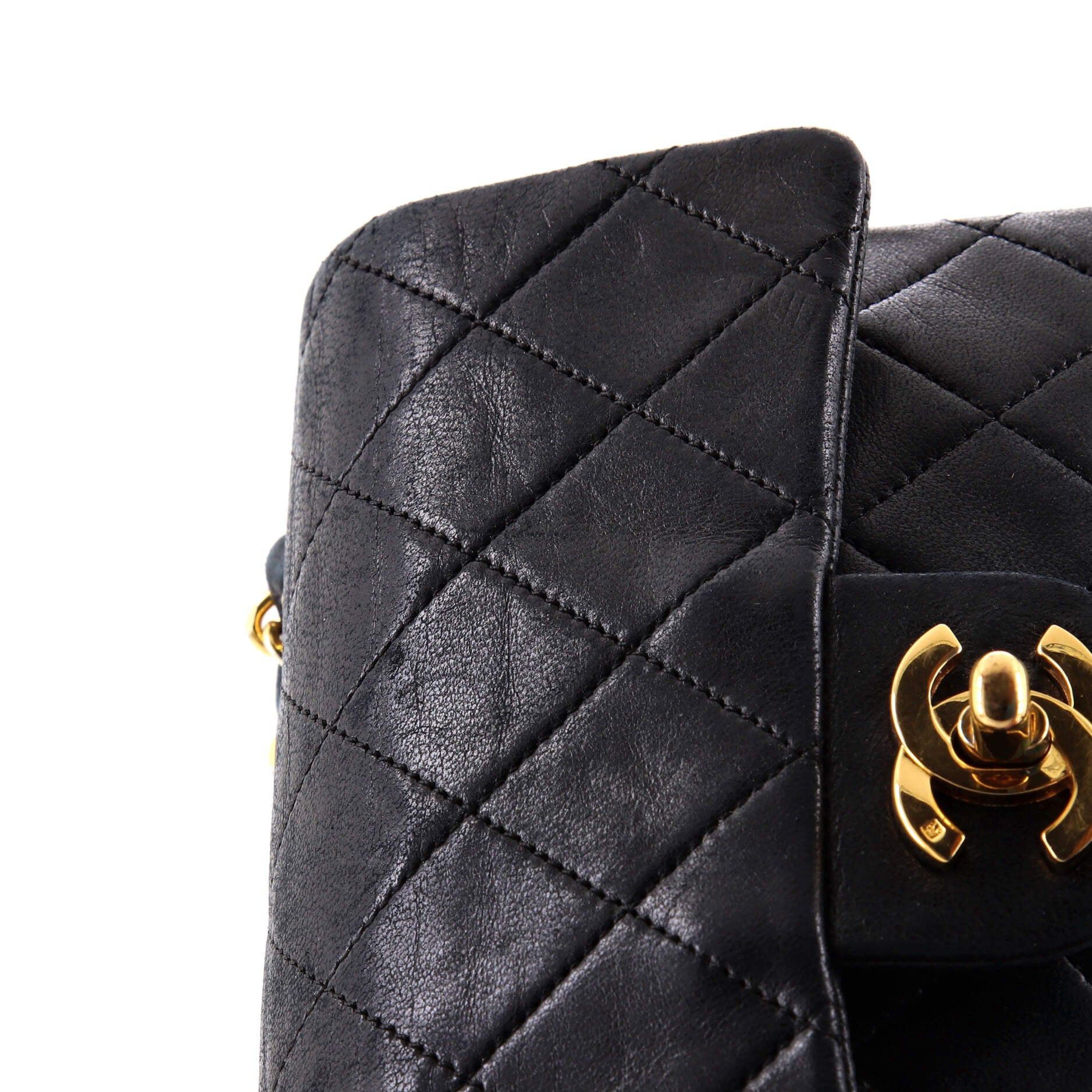 Chanel Vintage Square Classic Single Flap Bag Size ONE SIZE - 8 Thumbnail