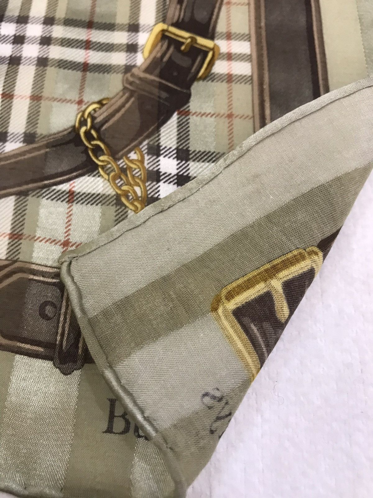 Burberry Burberry Nova Check Vintage Handkerchief Size ONE SIZE - 4 Thumbnail