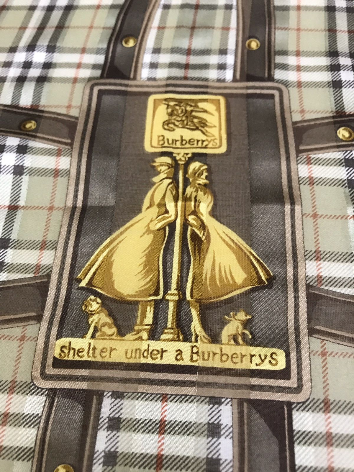 Burberry Burberry Nova Check Vintage Handkerchief Size ONE SIZE - 2 Thumbnail
